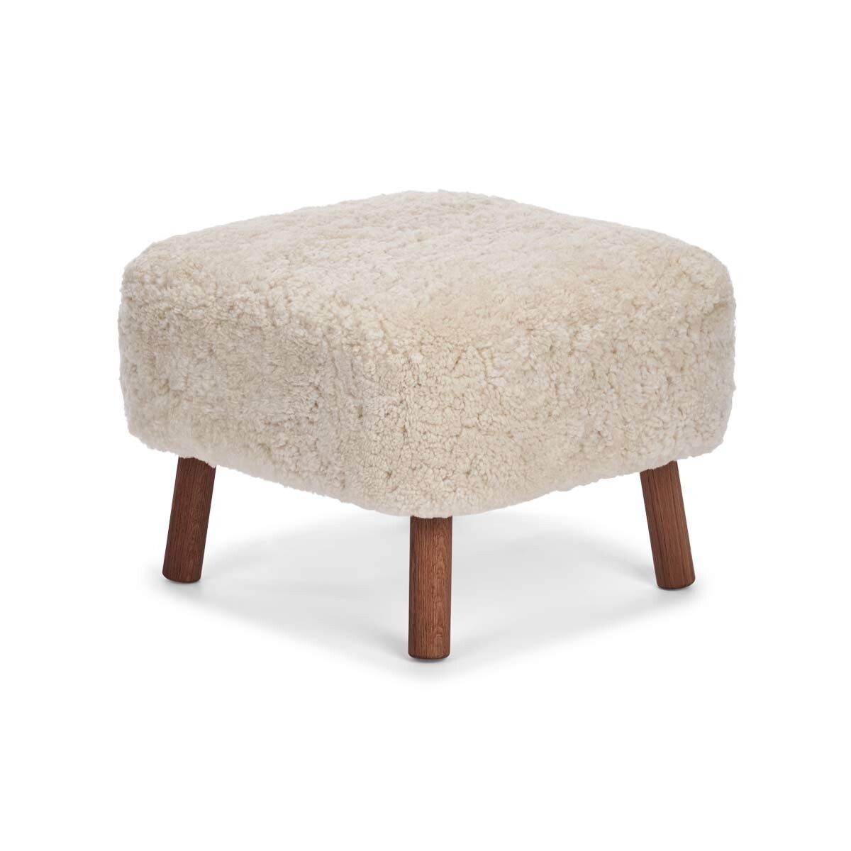 Natures Collection Emily Foot Rest | Short Wool