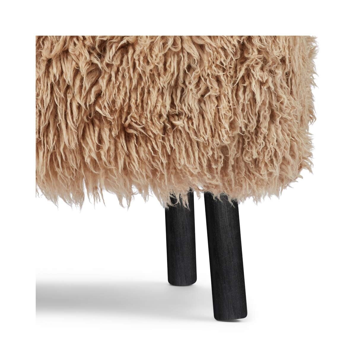 Natures Collection Emily Foot Rest | Long Wool