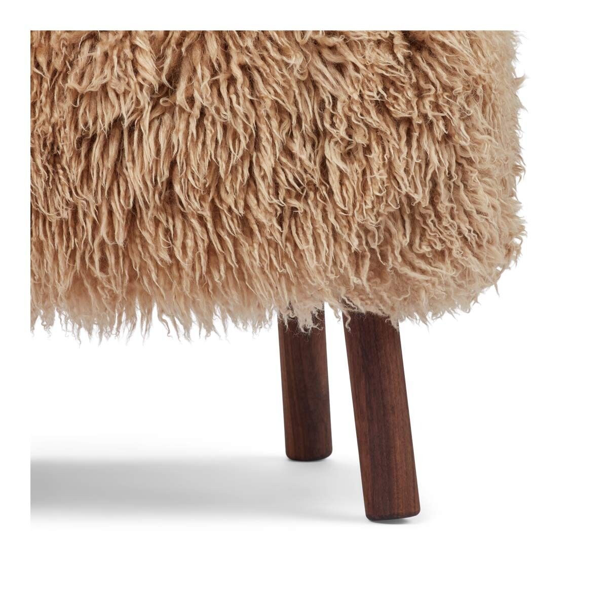 Natures Collection Emily Foot Rest | Long Wool