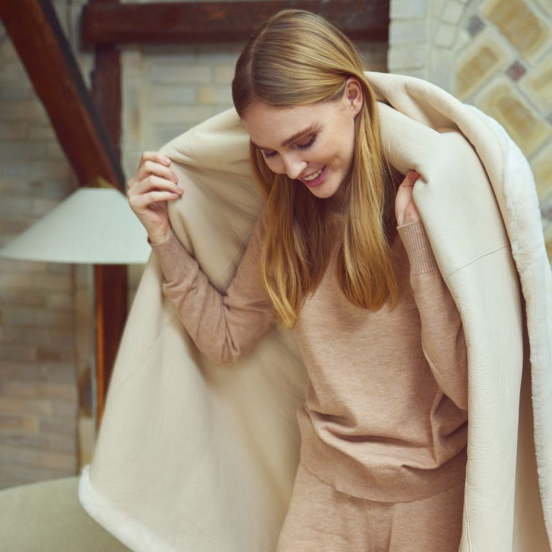 Natures Collection Angelina Throw | Double Face Sheepskin