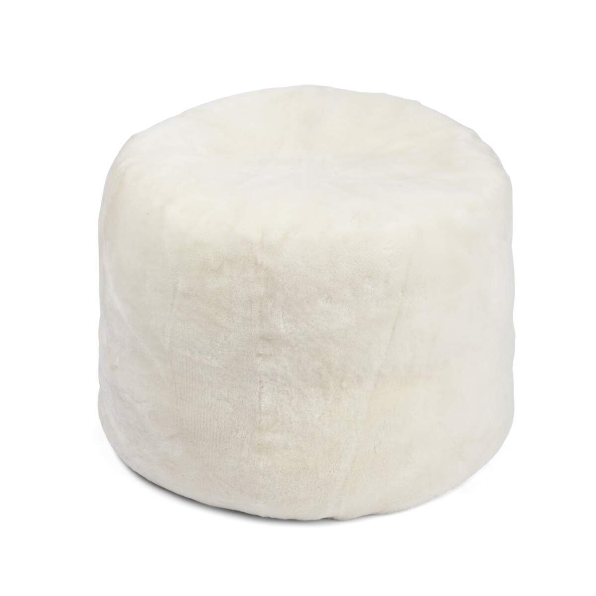 Natures Collection Round Moccasin Pouf | ø55xH36cm
