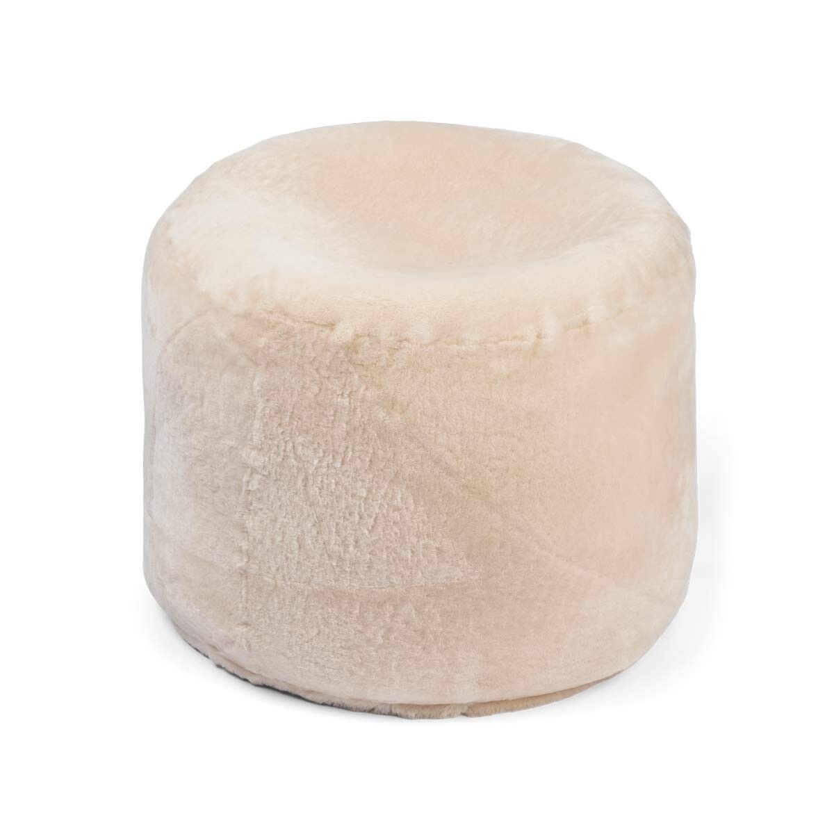Natures Collection Round Moccasin Pouf | ø55xH36cm