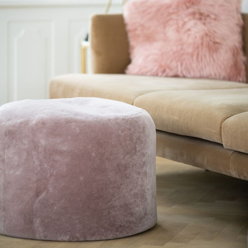 Natures Collection Round Moccasin Pouf | ø55xH46cm