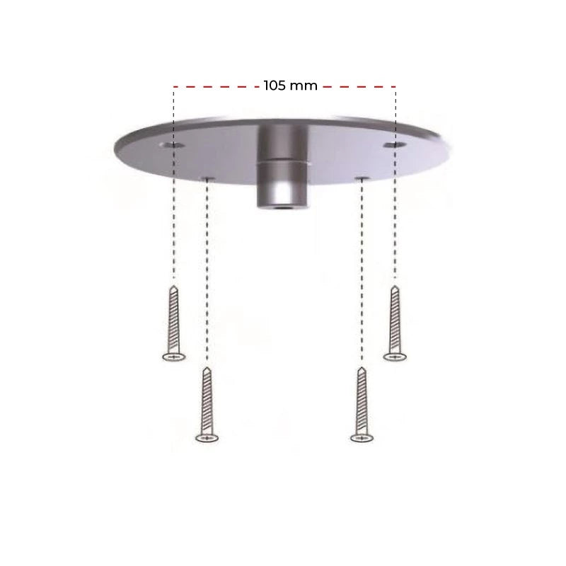 Cocoon Fires Aeris - Matte Black with Black Pole