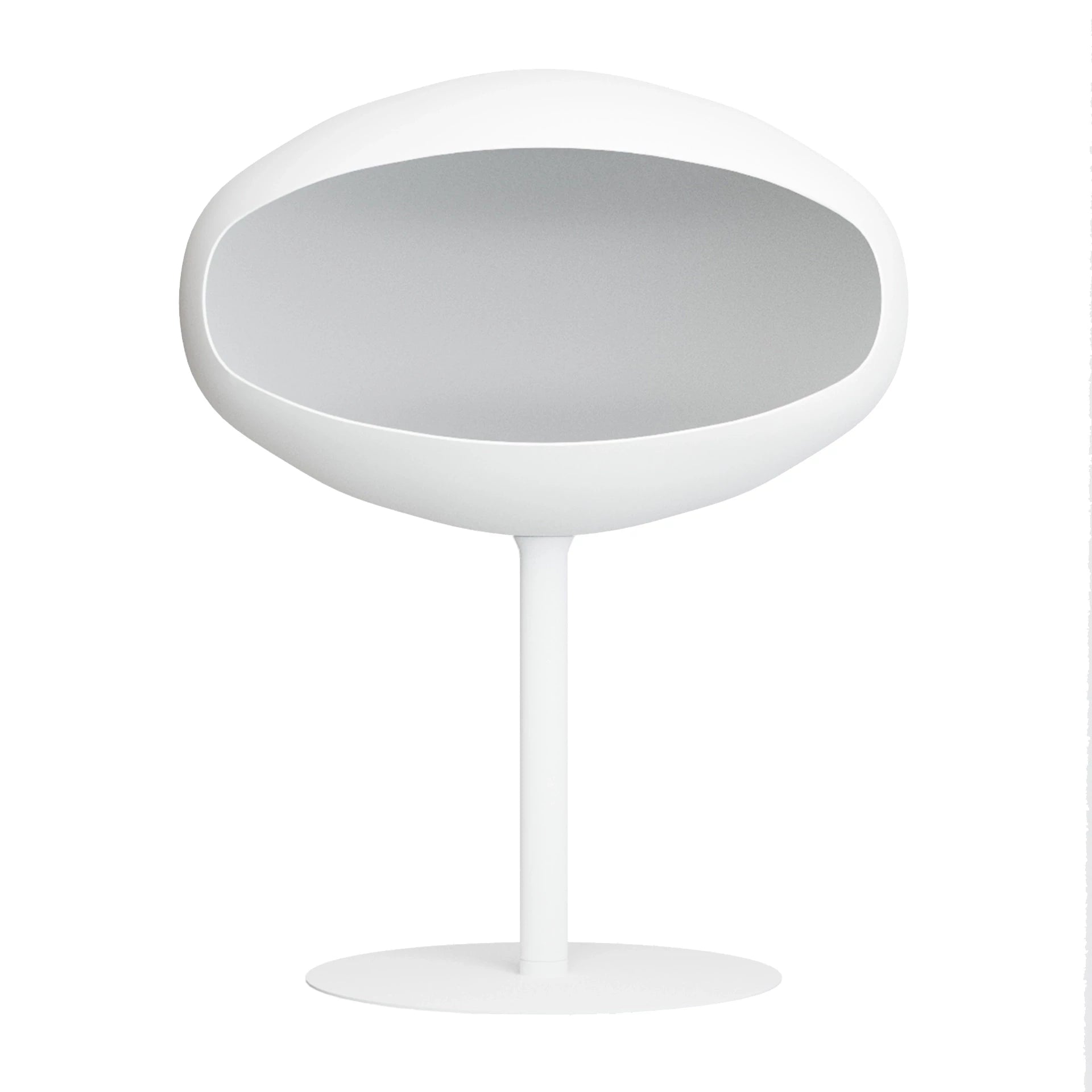 Cocoon Fires Pedestal - White with a White Base