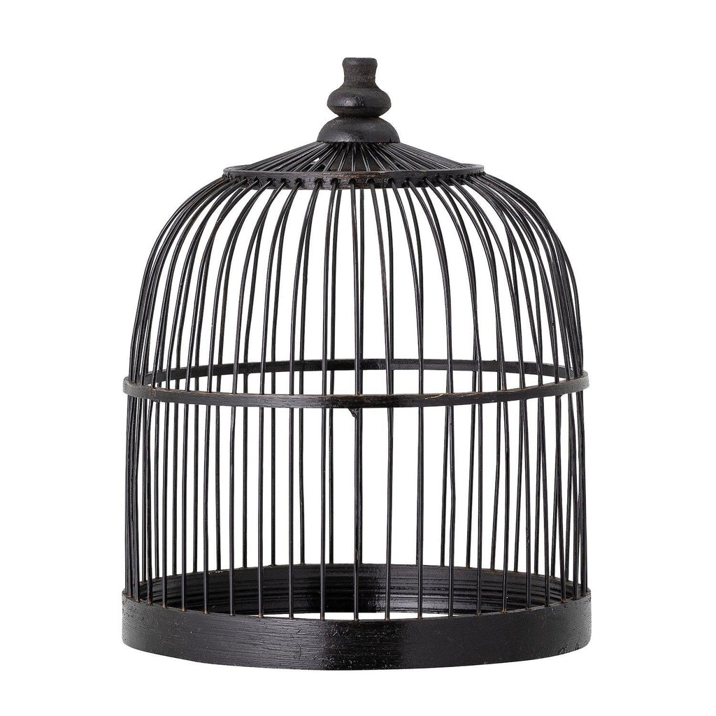 Creative Collection Wed Bamboo Plant Cloche Black-Beaumonde