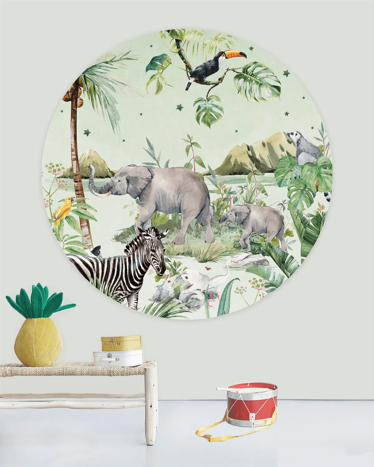 Creative Lab Amsterdam Anouk Hoogendijk Wallpaper Circle Mural-Beaumonde