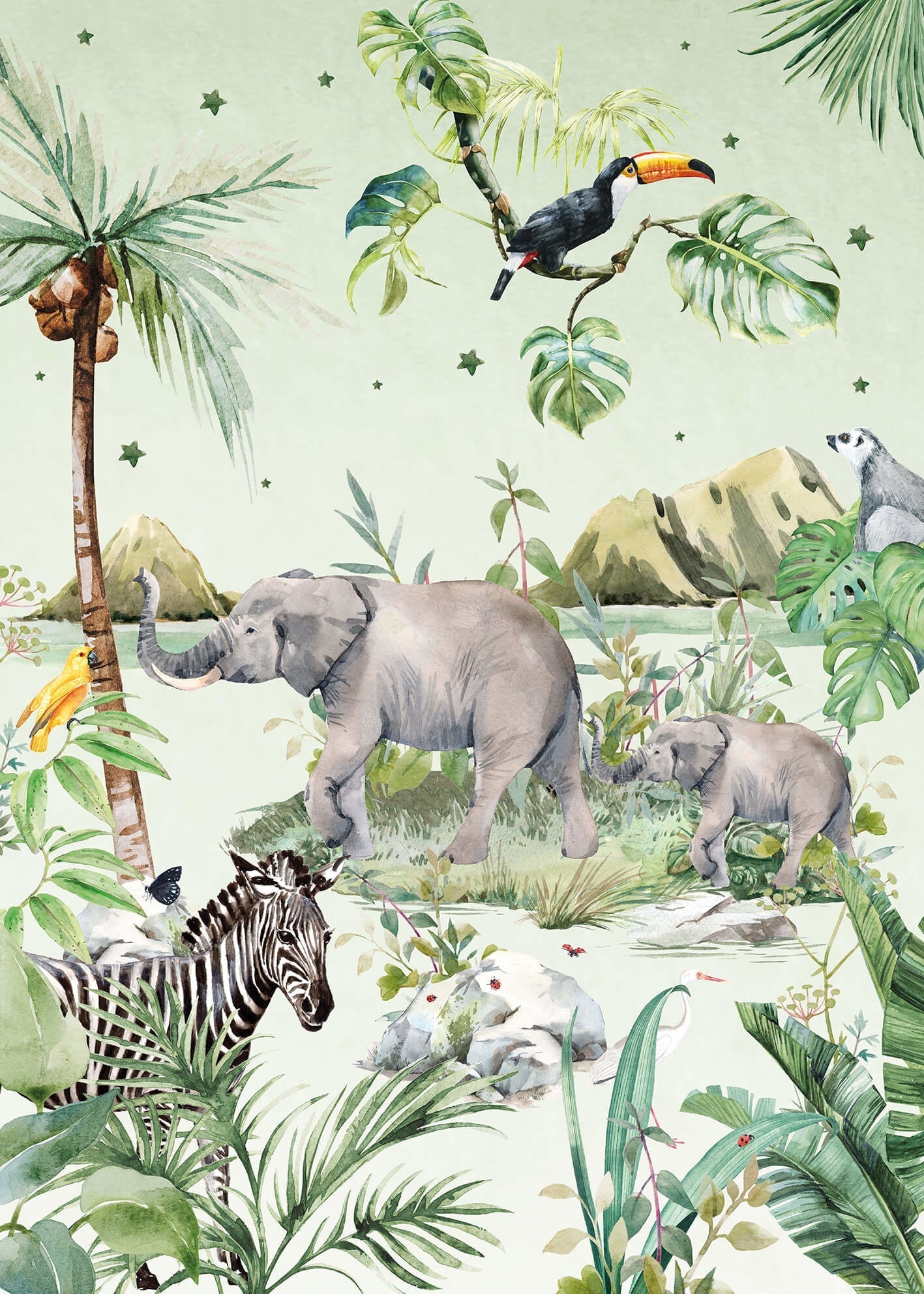 Creative Lab Amsterdam Anouk Hoogendijk Wallpaper Circle Mural-Beaumonde