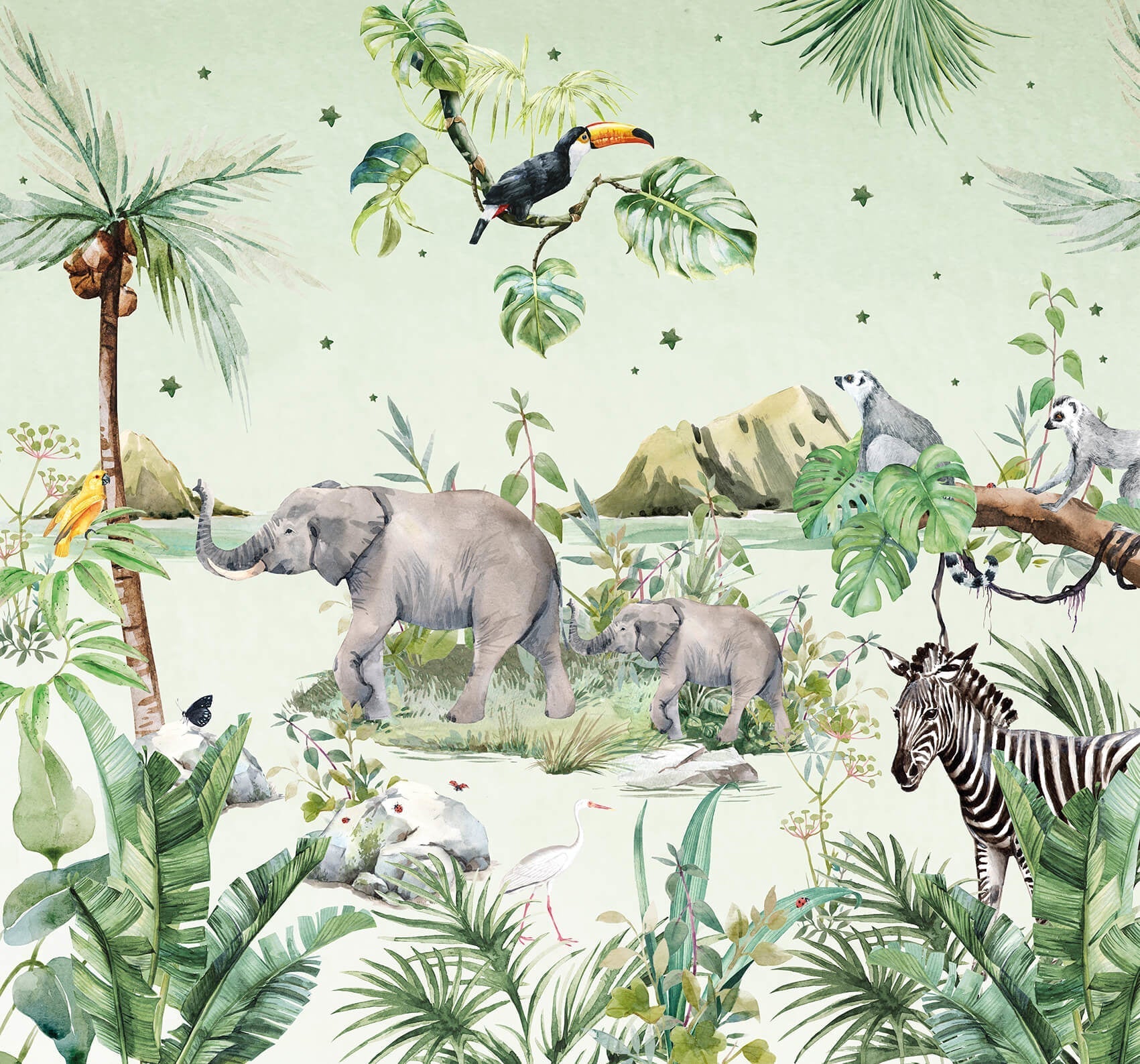 Creative Lab Amsterdam Anouk Hoogendijk Wallpaper Mural-Beaumonde