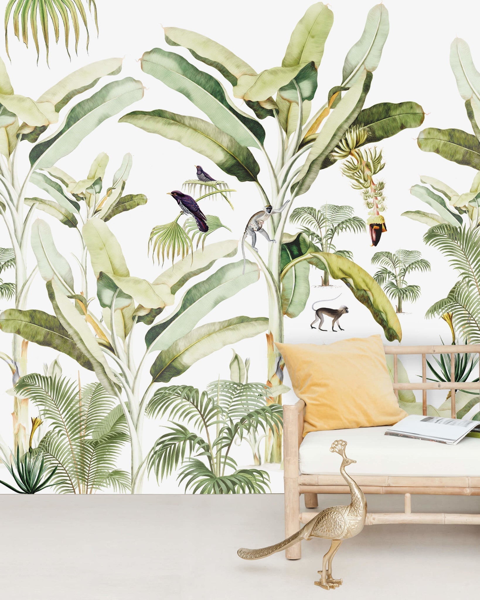 Creative Lab Amsterdam Baby Bananas Wallpaper Mural-Beaumonde