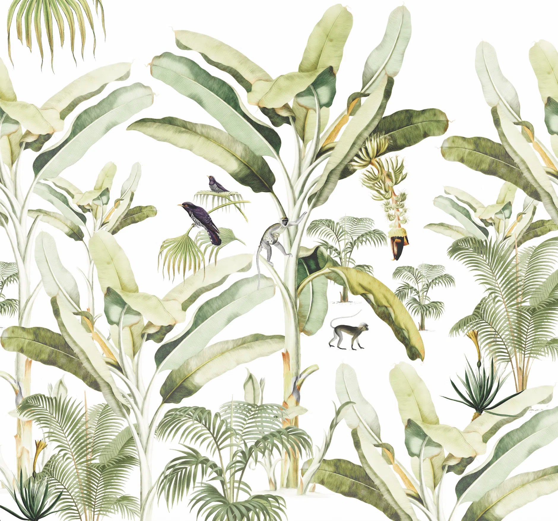Creative Lab Amsterdam Baby Bananas Wallpaper Mural-Beaumonde