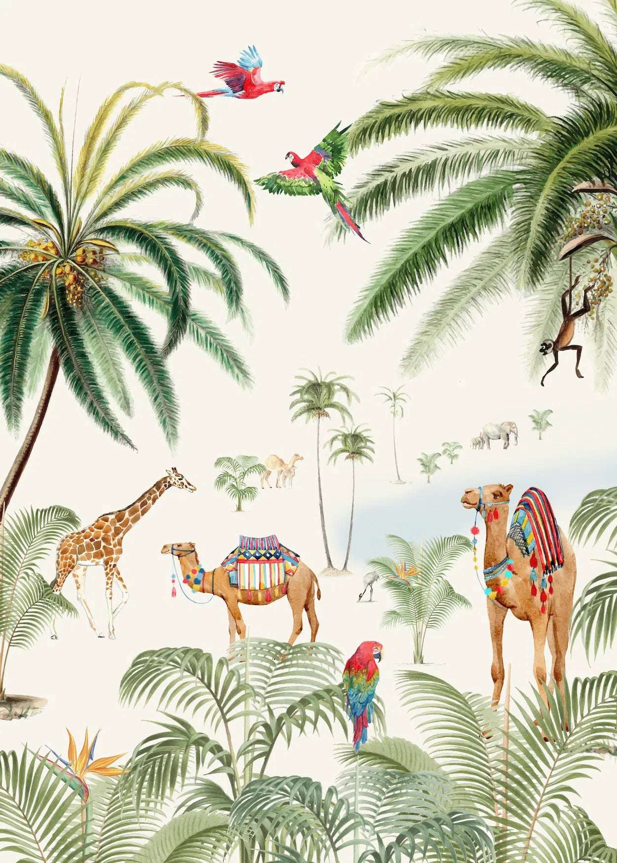 Creative Lab Amsterdam Binti Baby Wallpaper Circle Mural-Beaumonde