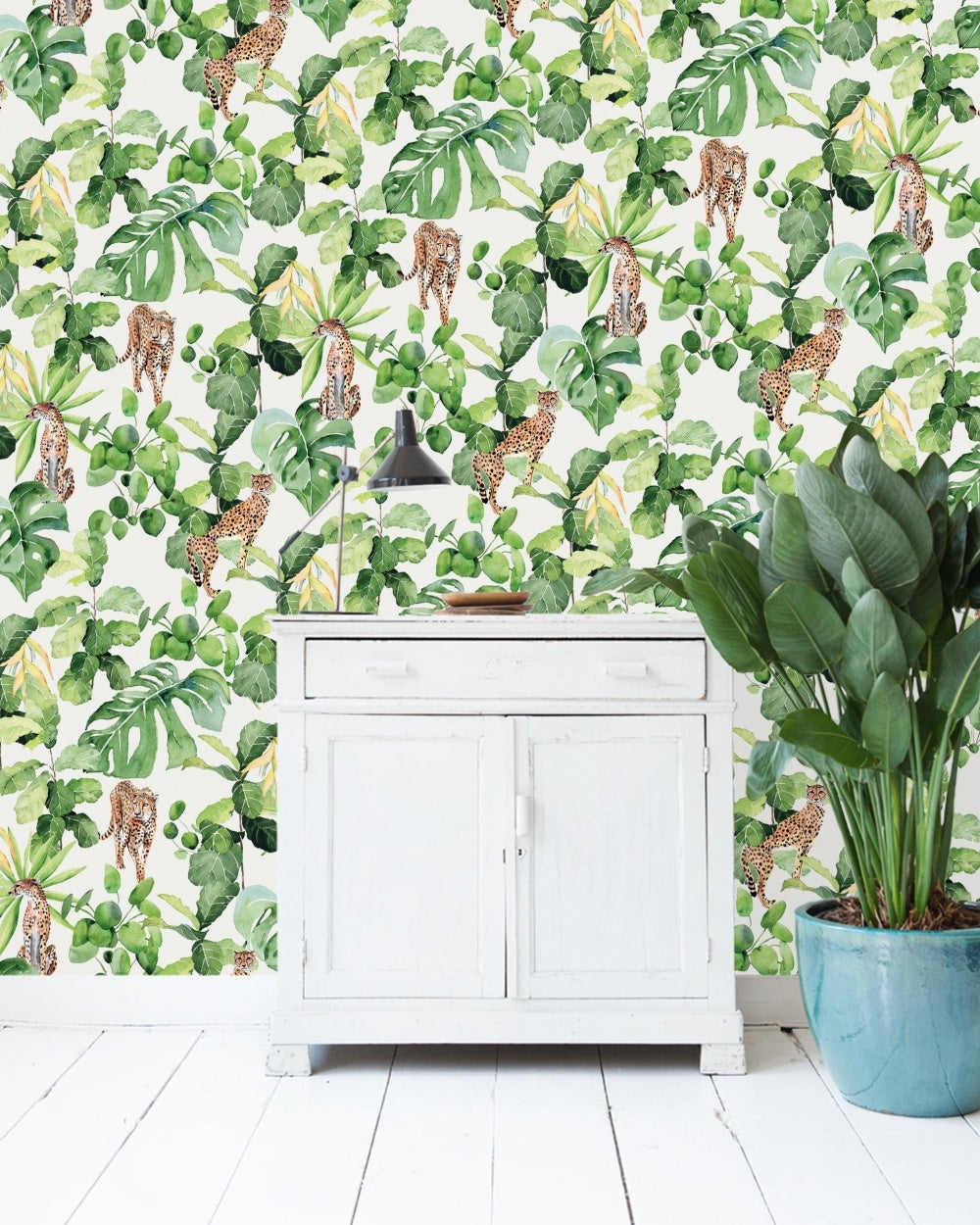 Creative Lab Amsterdam Cheetah Party Wallpaper Mural-Beaumonde