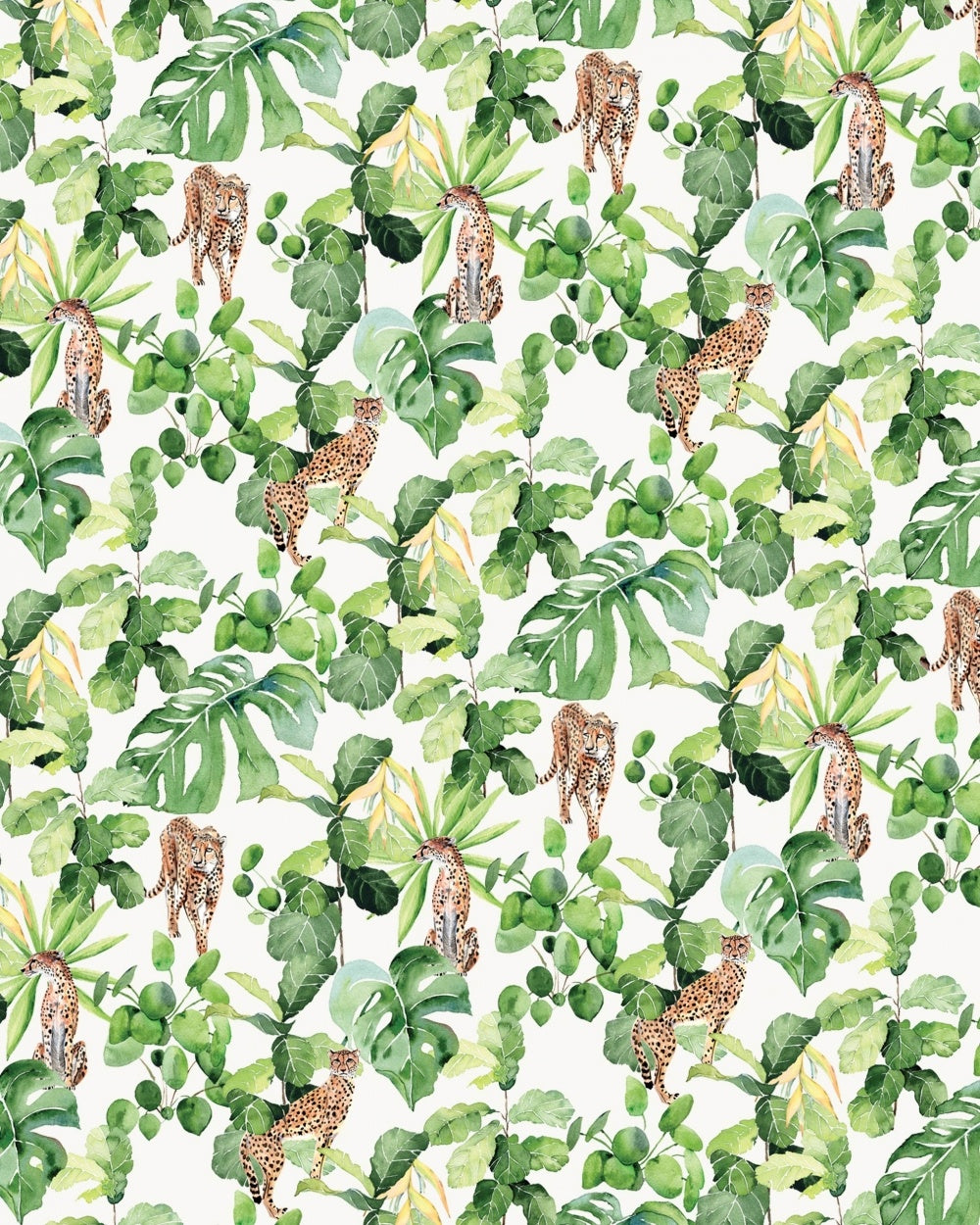 Creative Lab Amsterdam Cheetah Party Wallpaper Mural-Beaumonde