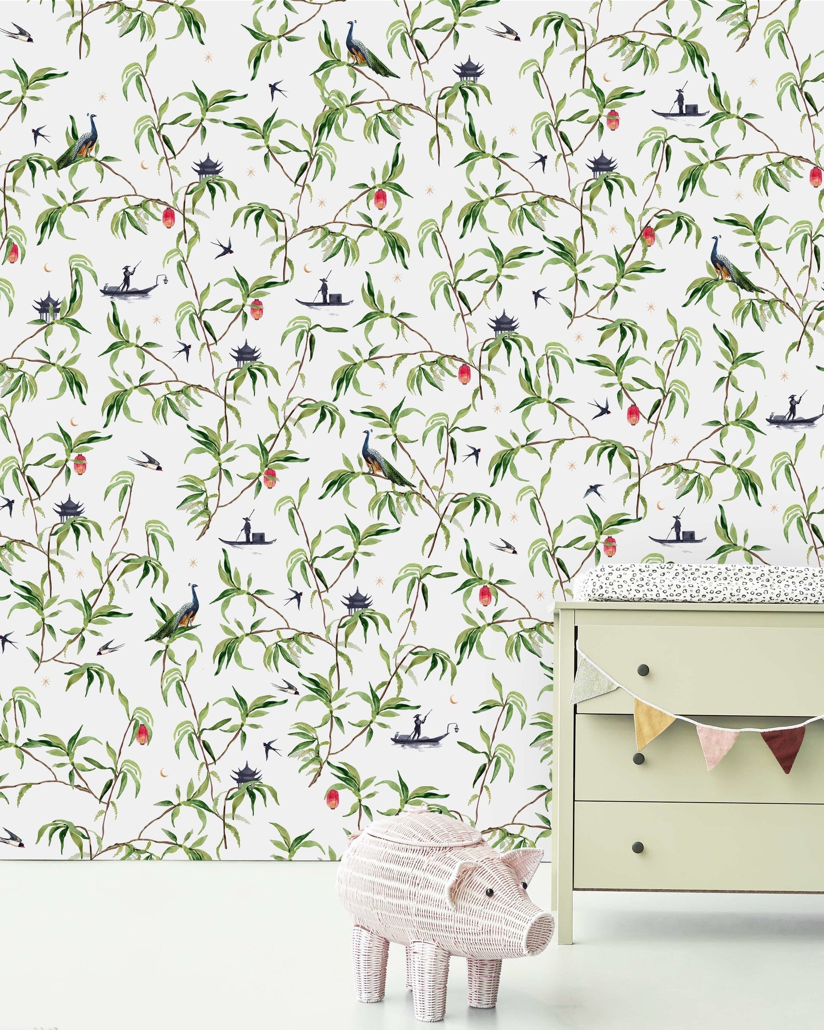 Creative Lab Amsterdam Chinese Riverside Wallpaper Mural-Beaumonde