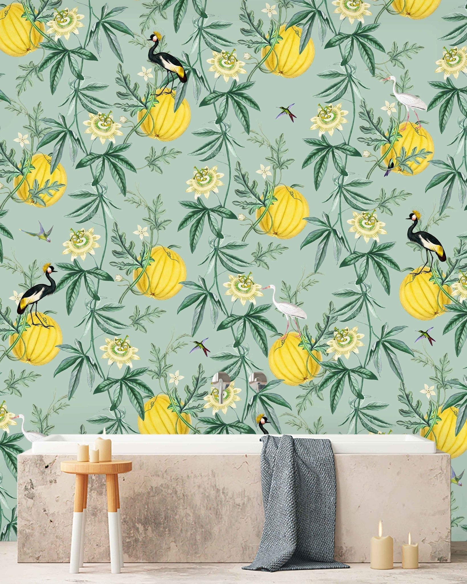 Creative Lab Amsterdam Crowned Wallpaper Mural-Beaumonde
