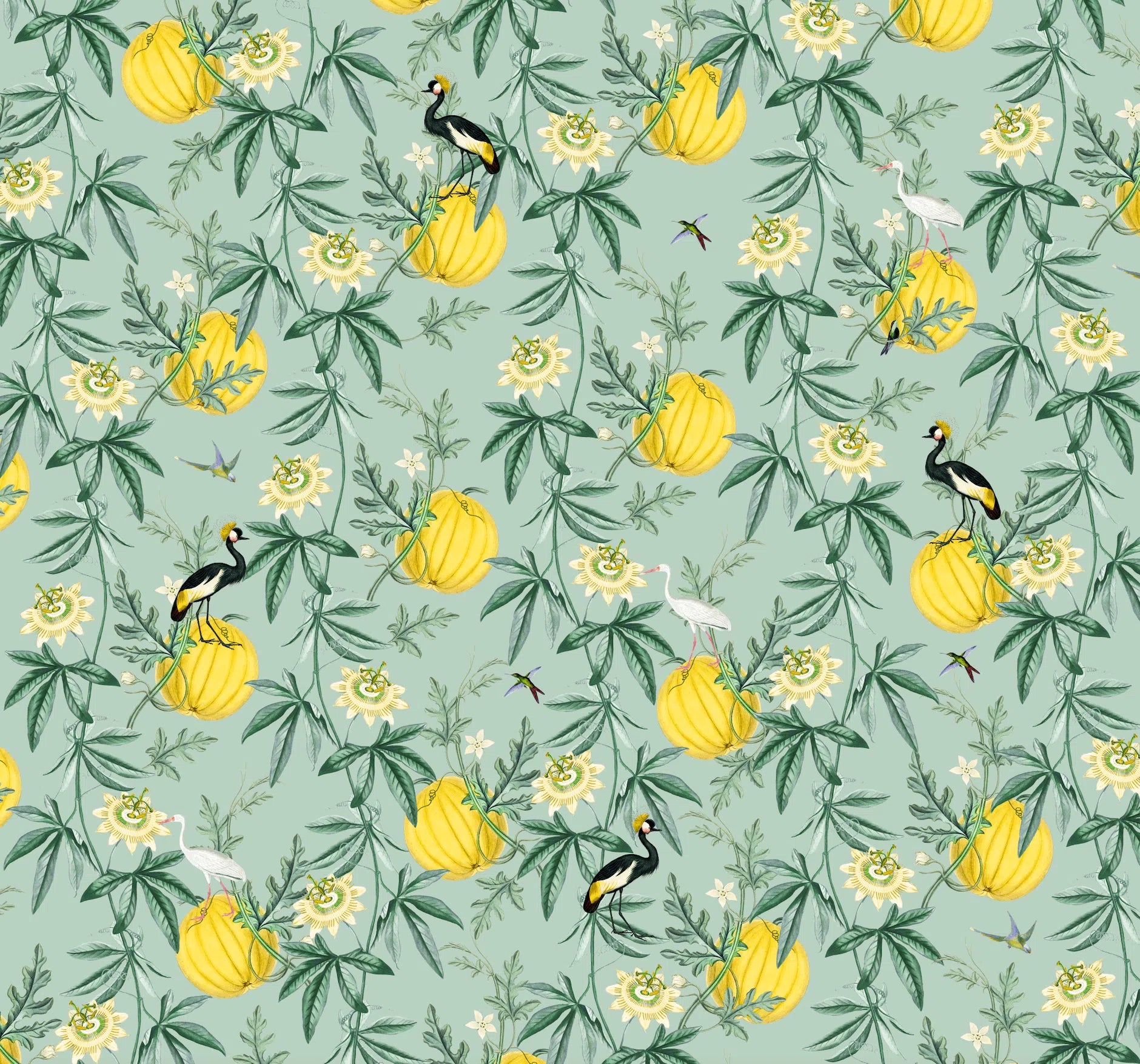 Creative Lab Amsterdam Crowned Wallpaper Mural-Beaumonde