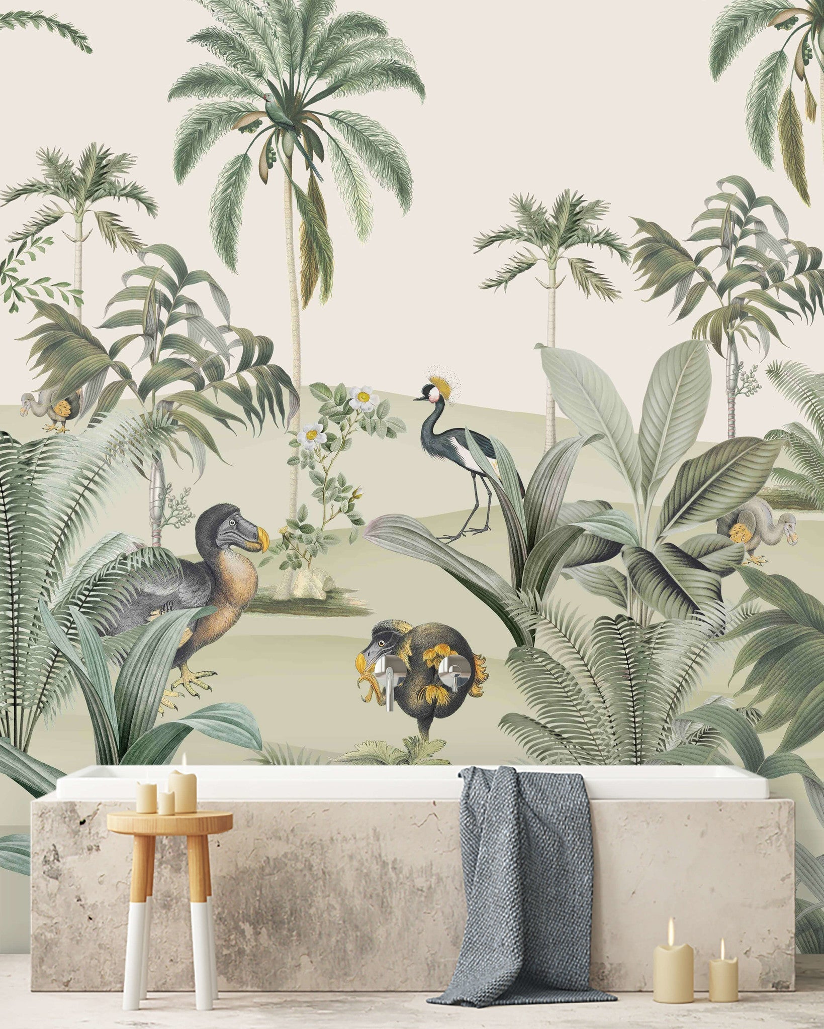 Creative Lab Amsterdam Dodo Oasis Mural Wallpaper Mural-Beaumonde