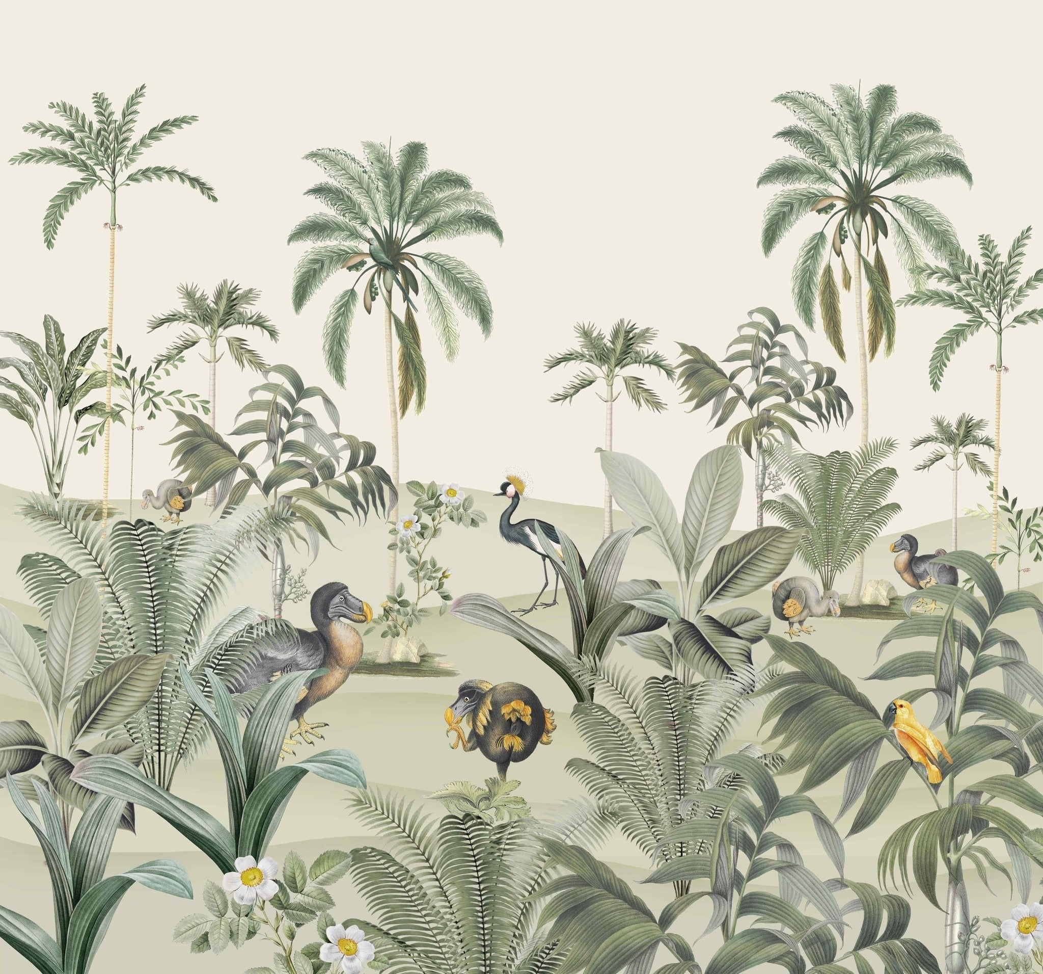 Creative Lab Amsterdam Dodo Oasis Mural Wallpaper Mural-Beaumonde