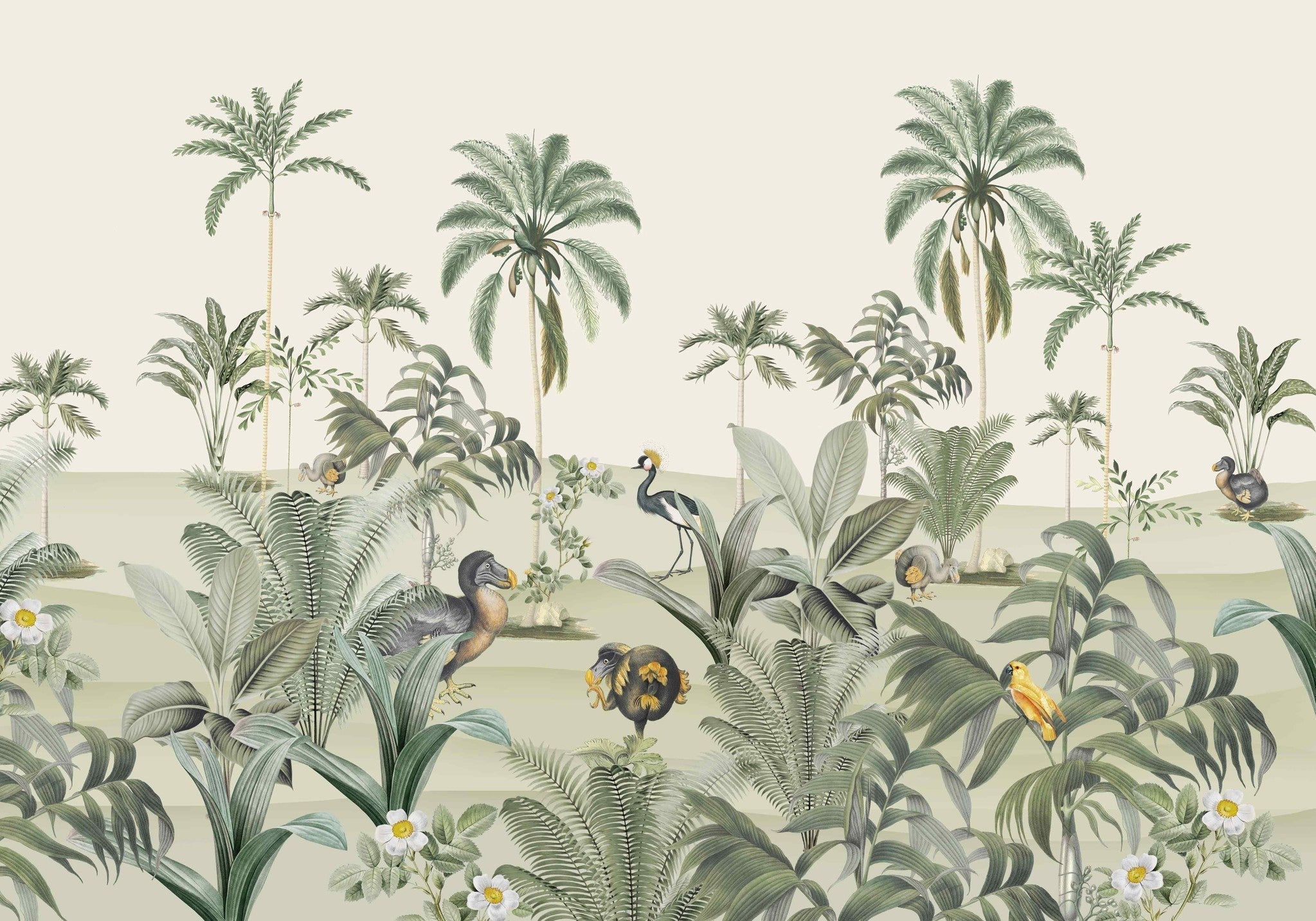 Creative Lab Amsterdam Dodo Oasis Mural Wallpaper Mural-Beaumonde