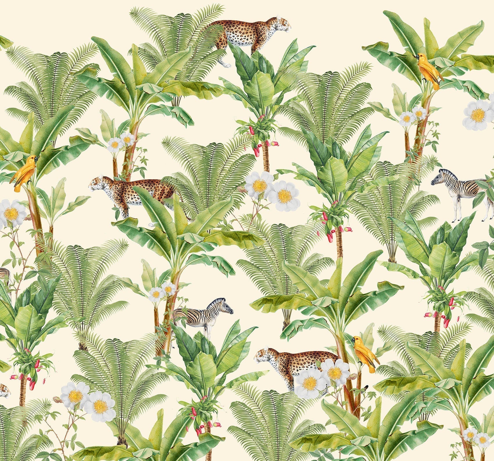 Creative Lab Amsterdam Flower Garden Wallpaper Mural-Beaumonde