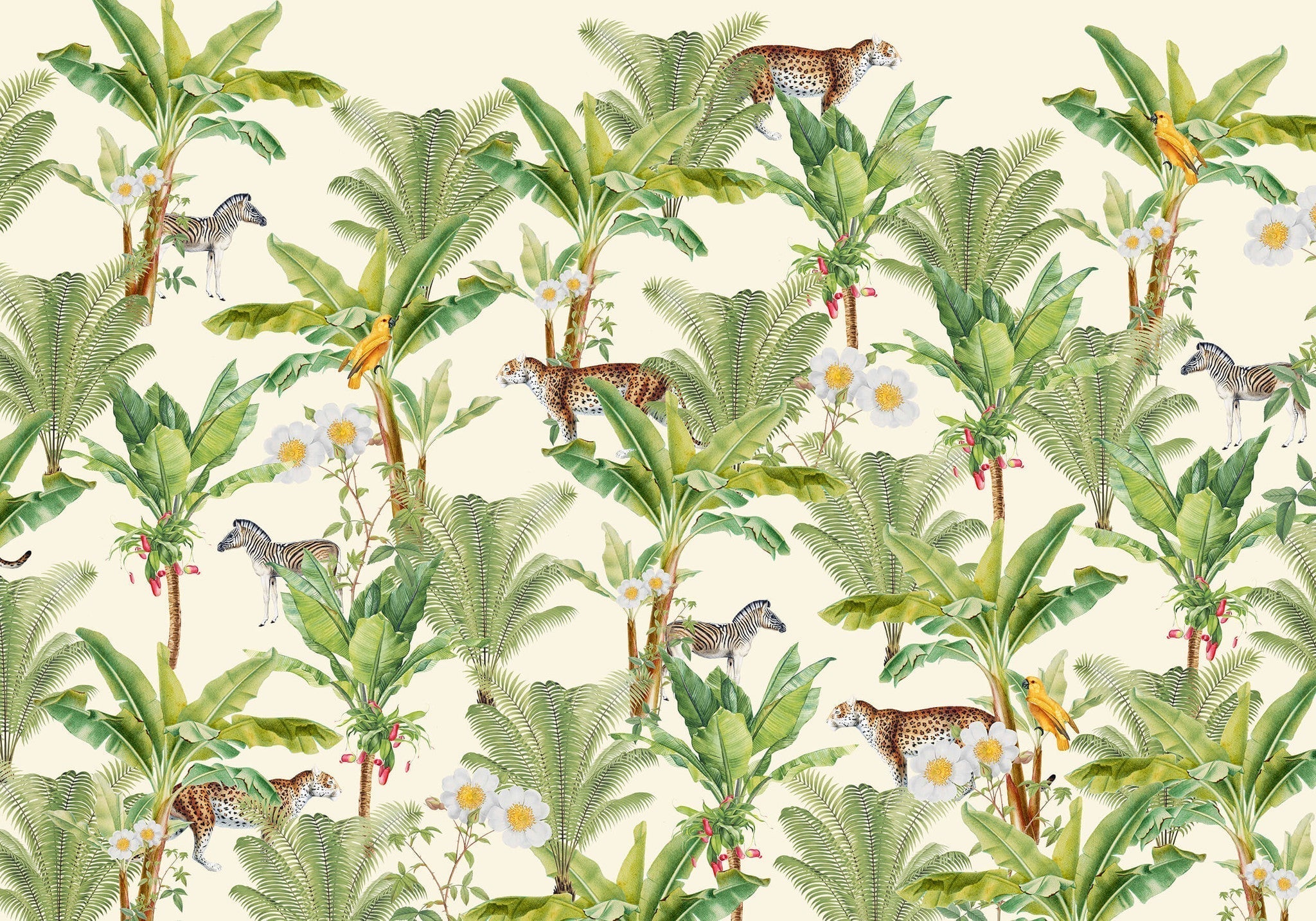 Creative Lab Amsterdam Flower Garden Wallpaper Mural-Beaumonde