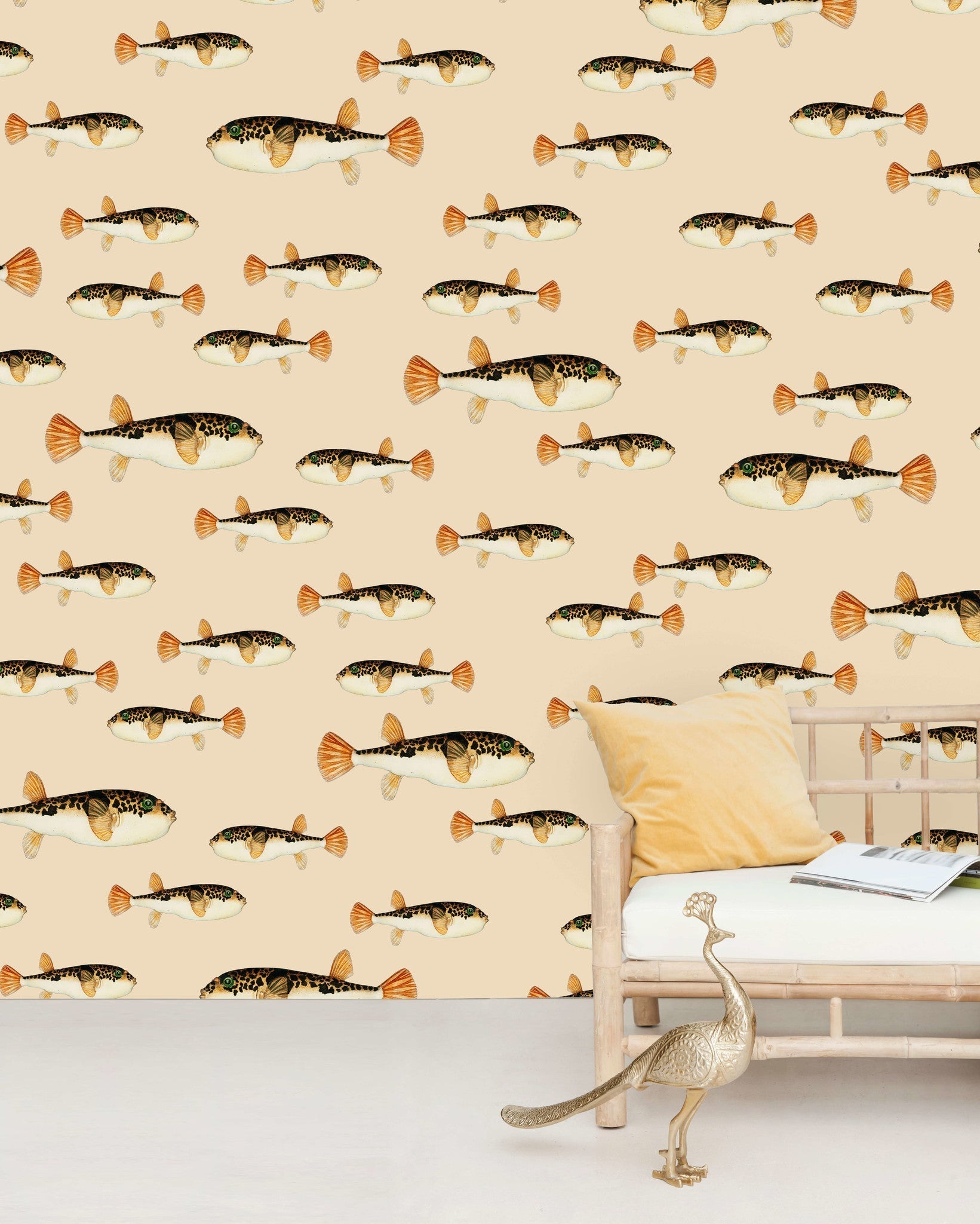 Creative Lab Amsterdam Follow My Fin Wallpaper Mural-Beaumonde