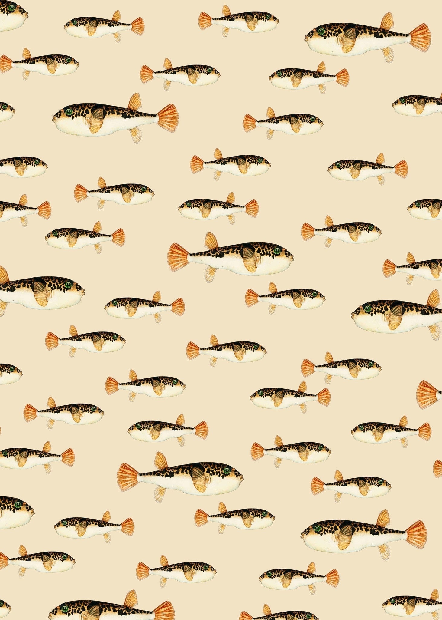 Creative Lab Amsterdam Follow My Fin Wallpaper Mural-Beaumonde