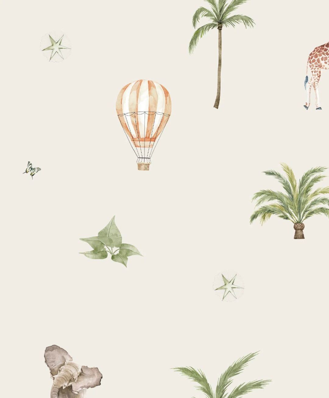 Creative Lab Amsterdam Go Go Safari Repetitive Wallpaper-Beaumonde