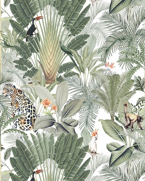 Creative Lab Amsterdam Into The Wild Wallpaper Circle Mural-Beaumonde