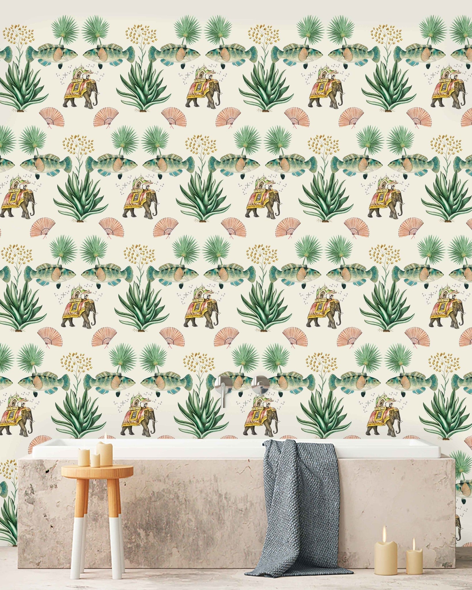 Creative Lab Amsterdam Jaipur Wallpaper Mural-Beaumonde