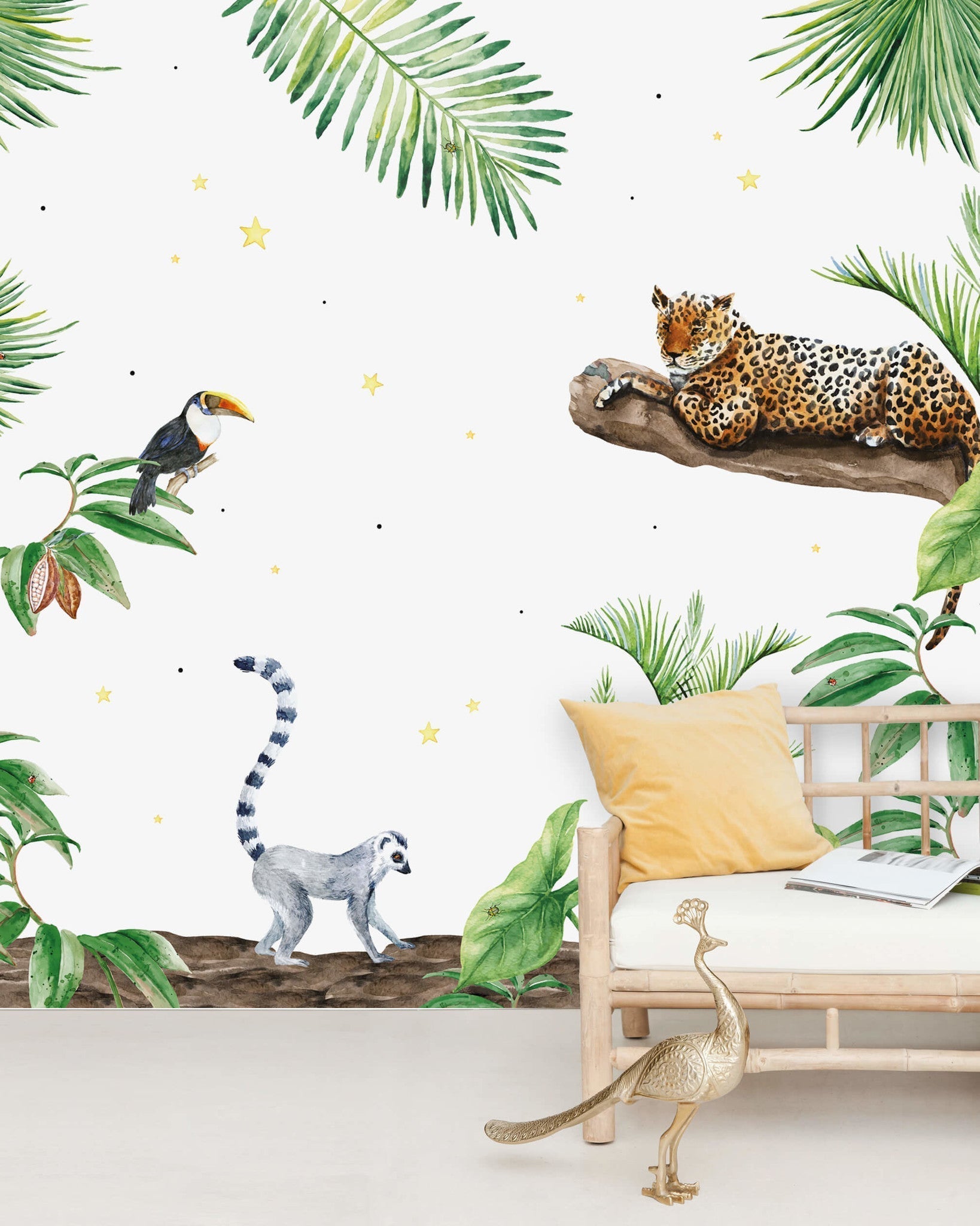 Creative Lab Amsterdam Jungle Tiger Wallpaper Mural-Beaumonde
