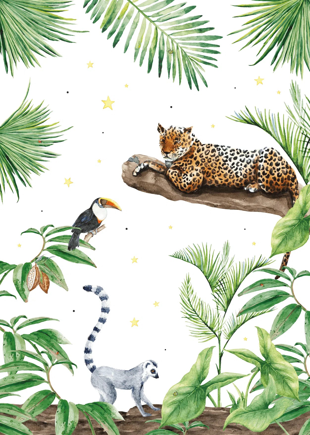 Creative Lab Amsterdam Jungle Tiger Wallpaper Mural-Beaumonde