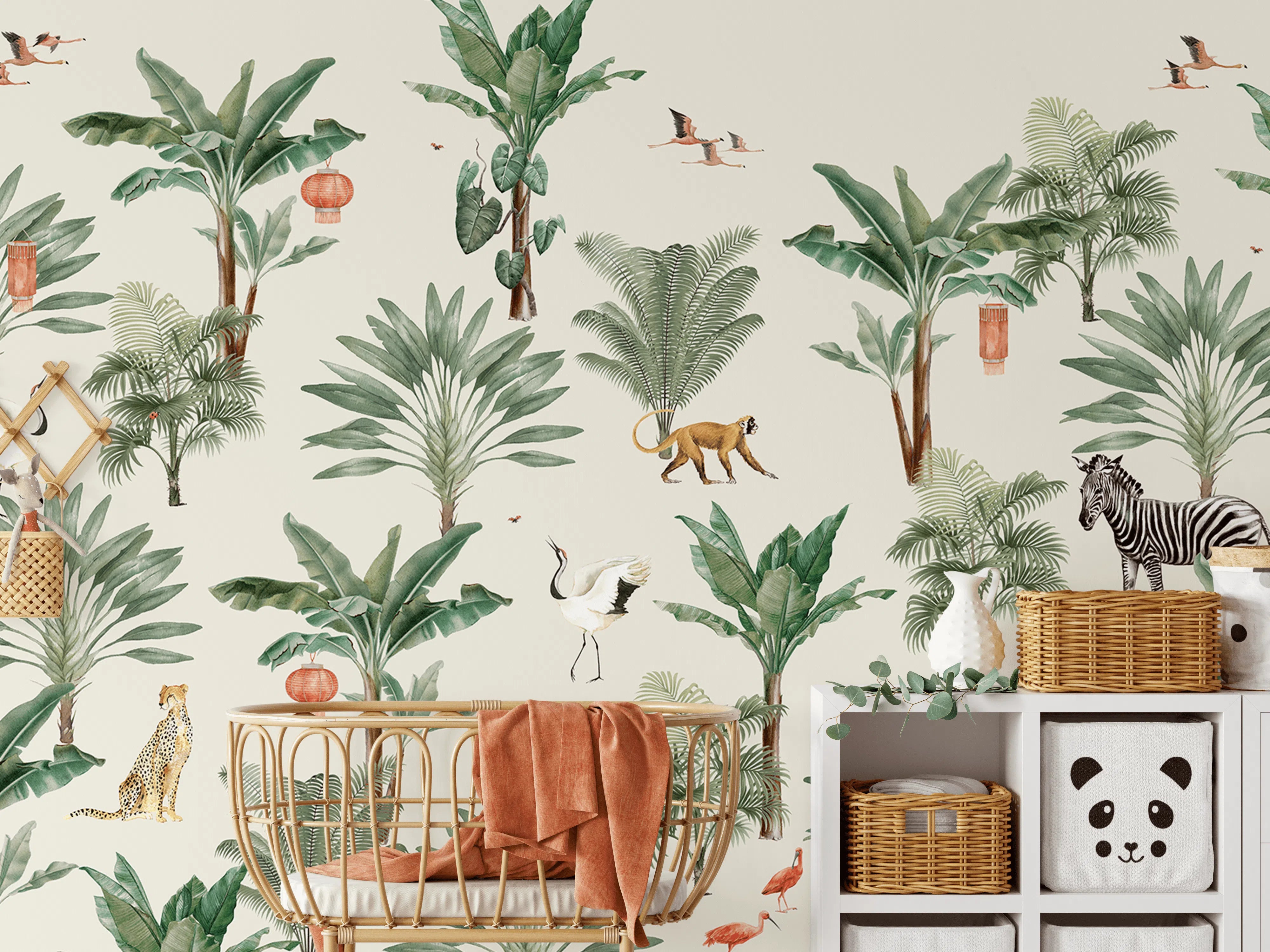 Creative Lab Amsterdam Lovely Jungle Wallpaper Mural-Beaumonde