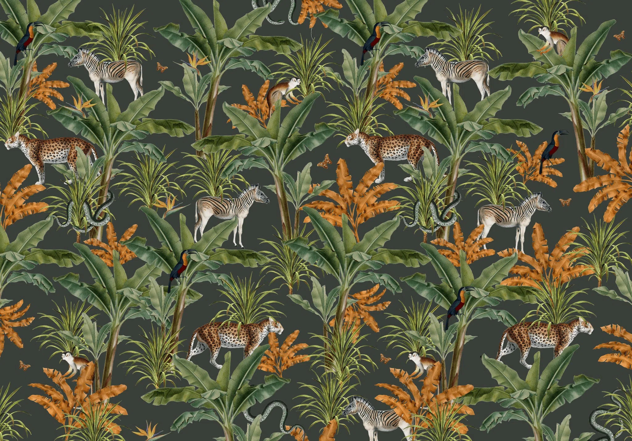 Creative Lab Amsterdam Mighty Jungle Wallpaper Mural-Beaumonde