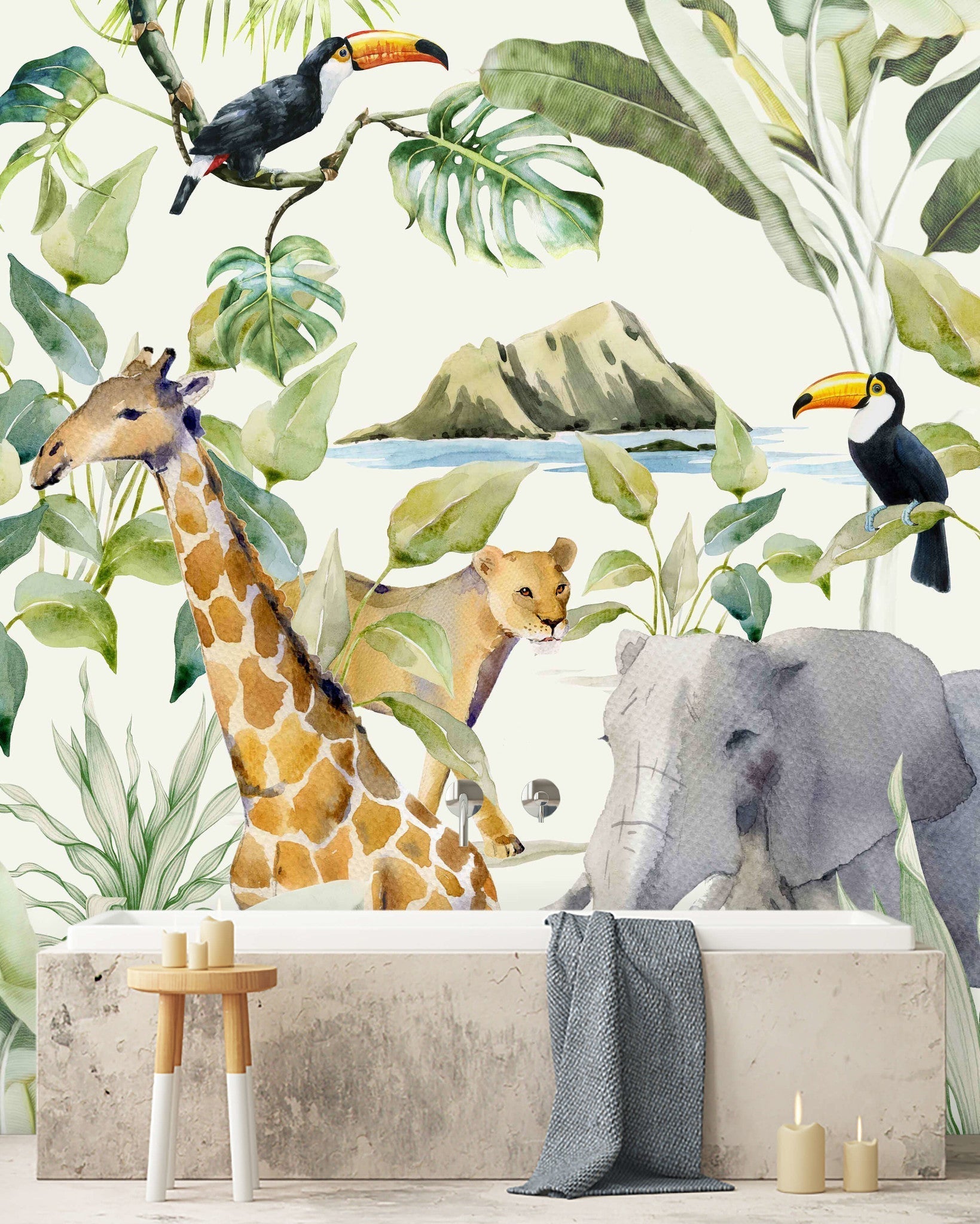 Creative Lab Amsterdam On The Island Wallpaper Mural-Beaumonde