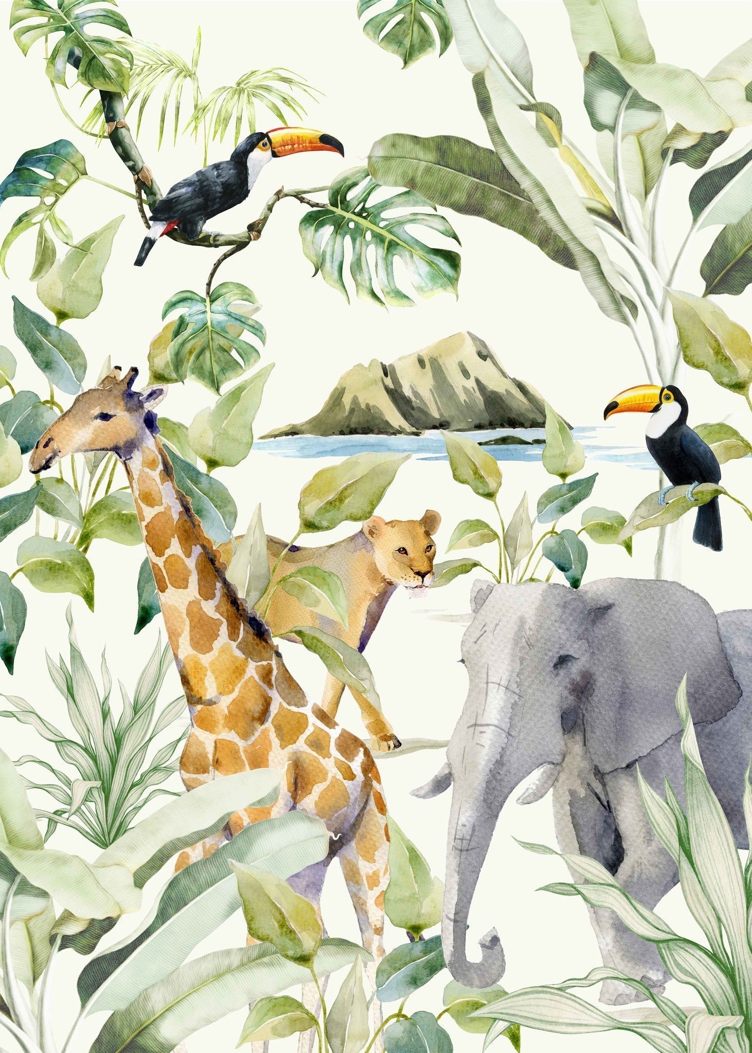Creative Lab Amsterdam On The Island Wallpaper Mural-Beaumonde
