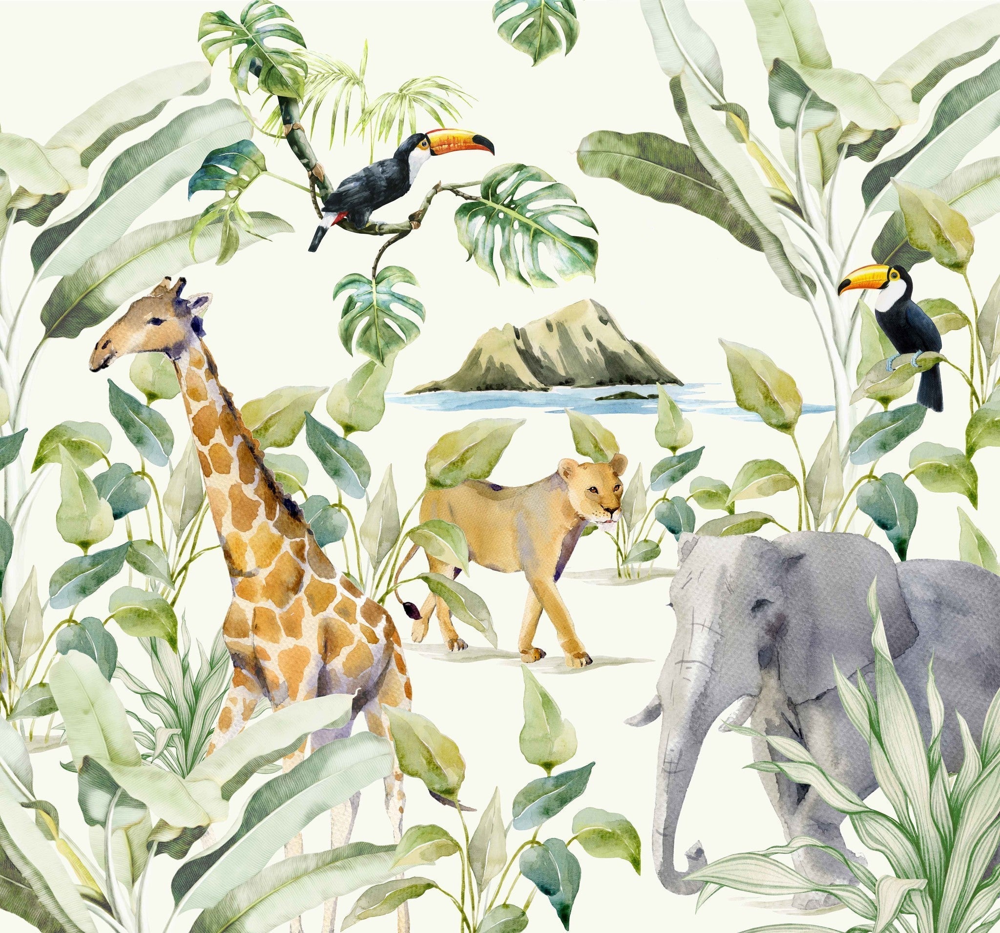 Creative Lab Amsterdam On The Island Wallpaper Mural-Beaumonde