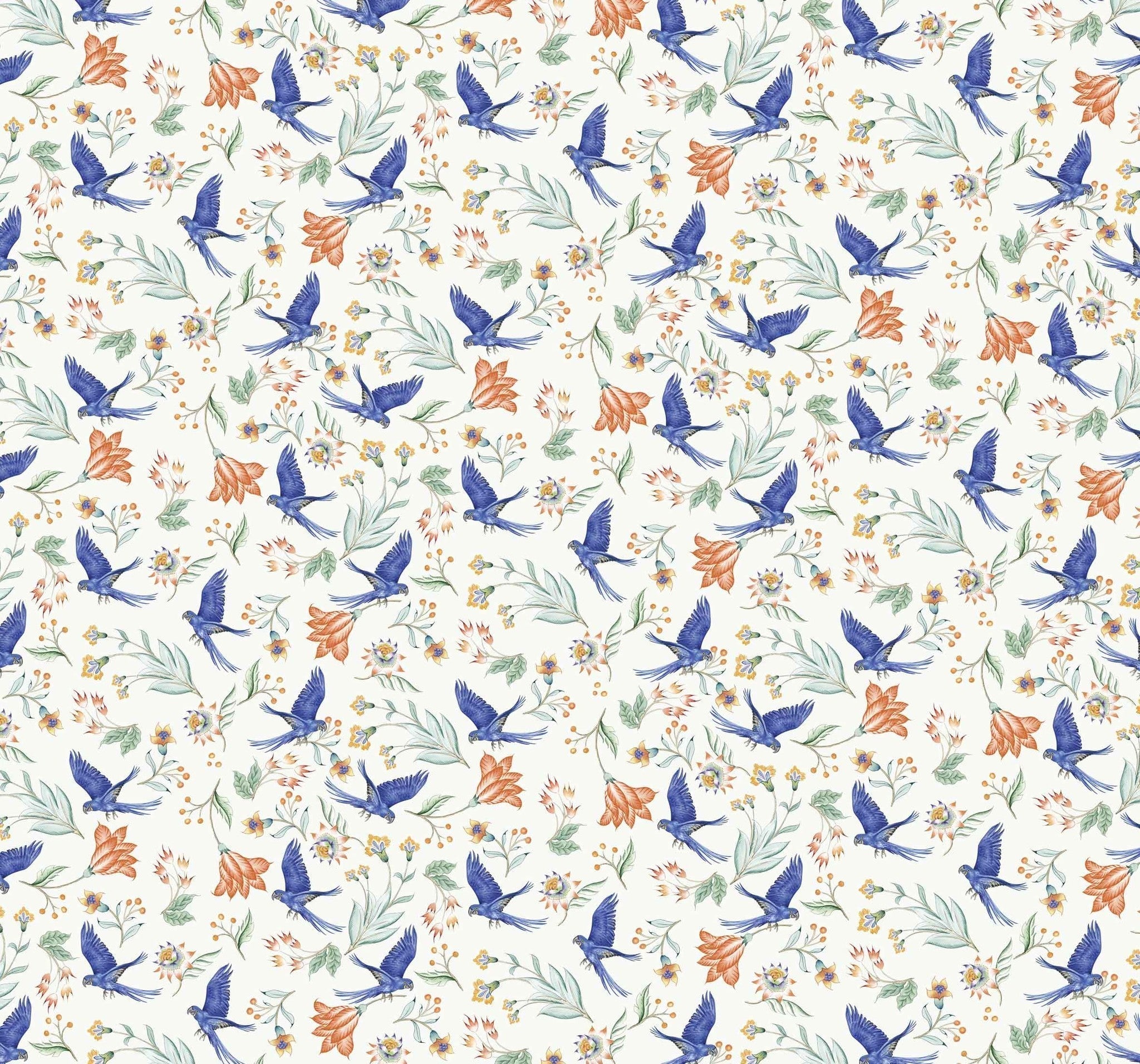 Creative Lab Amsterdam Paisley Parrot Wallpaper Mural-Beaumonde