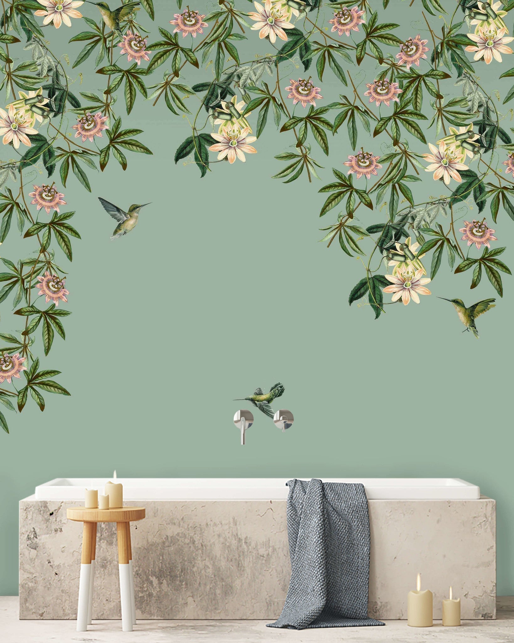 Creative Lab Amsterdam Passionate Colibri Wallpaper Mural-Beaumonde
