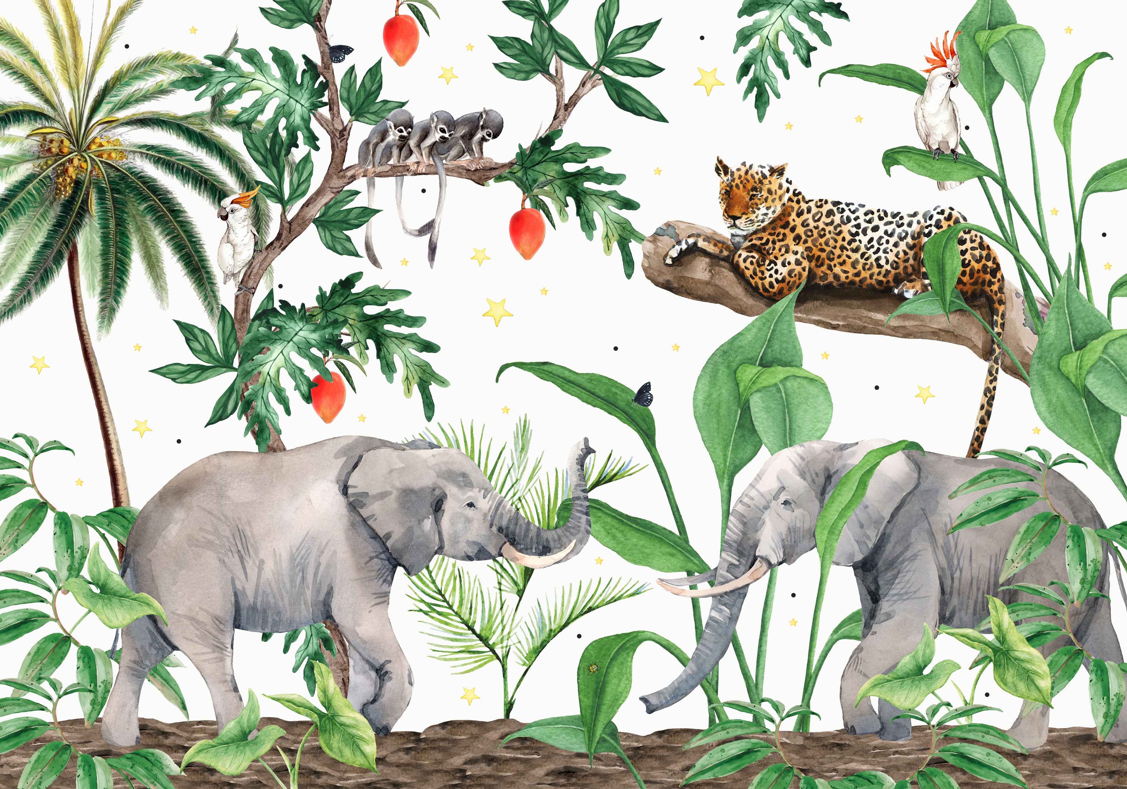 Creative Lab Amsterdam Ravi Wallpaper Mural-Beaumonde