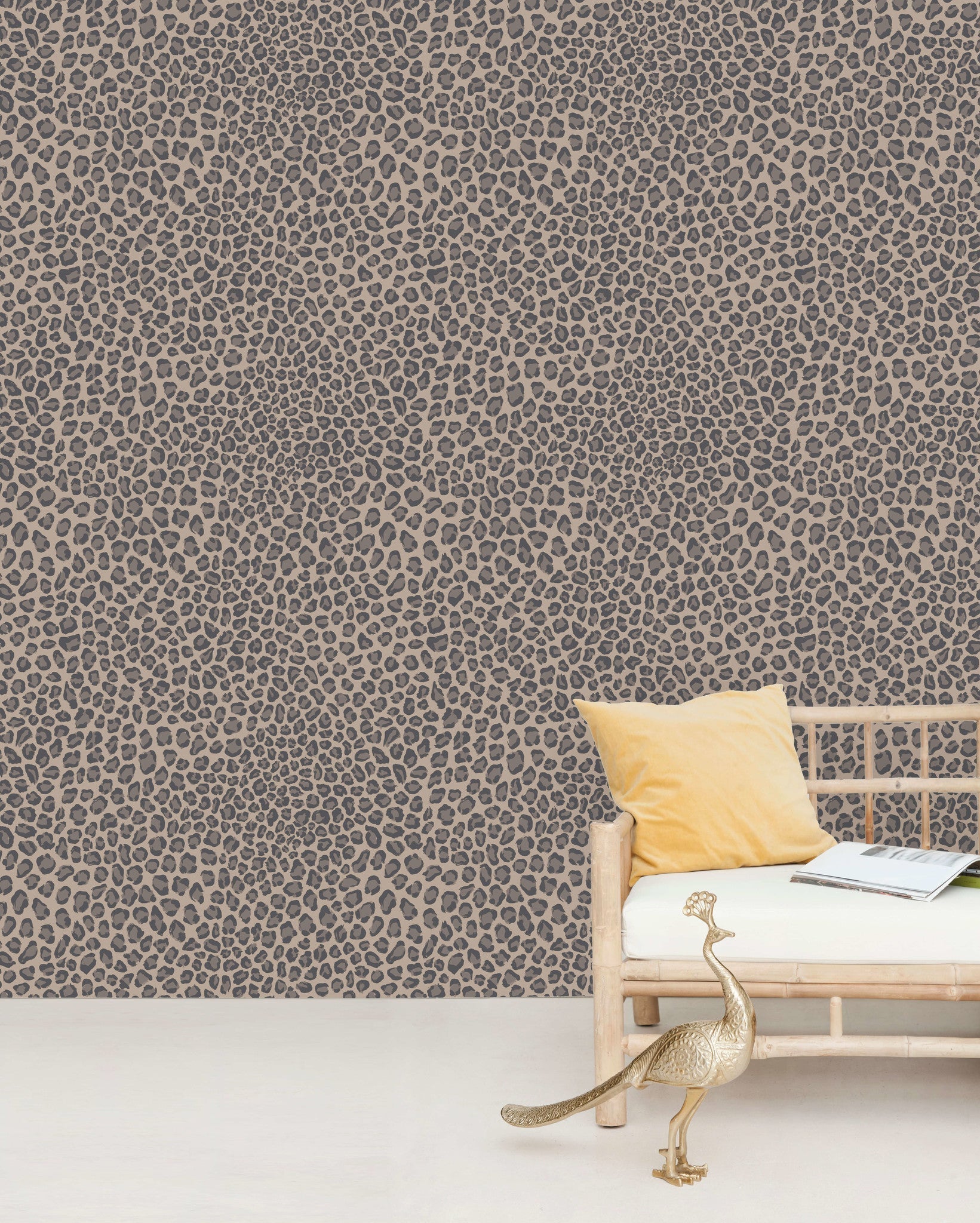 Creative Lab Amsterdam Rocky Leopard Wallpaper Mural-Beaumonde