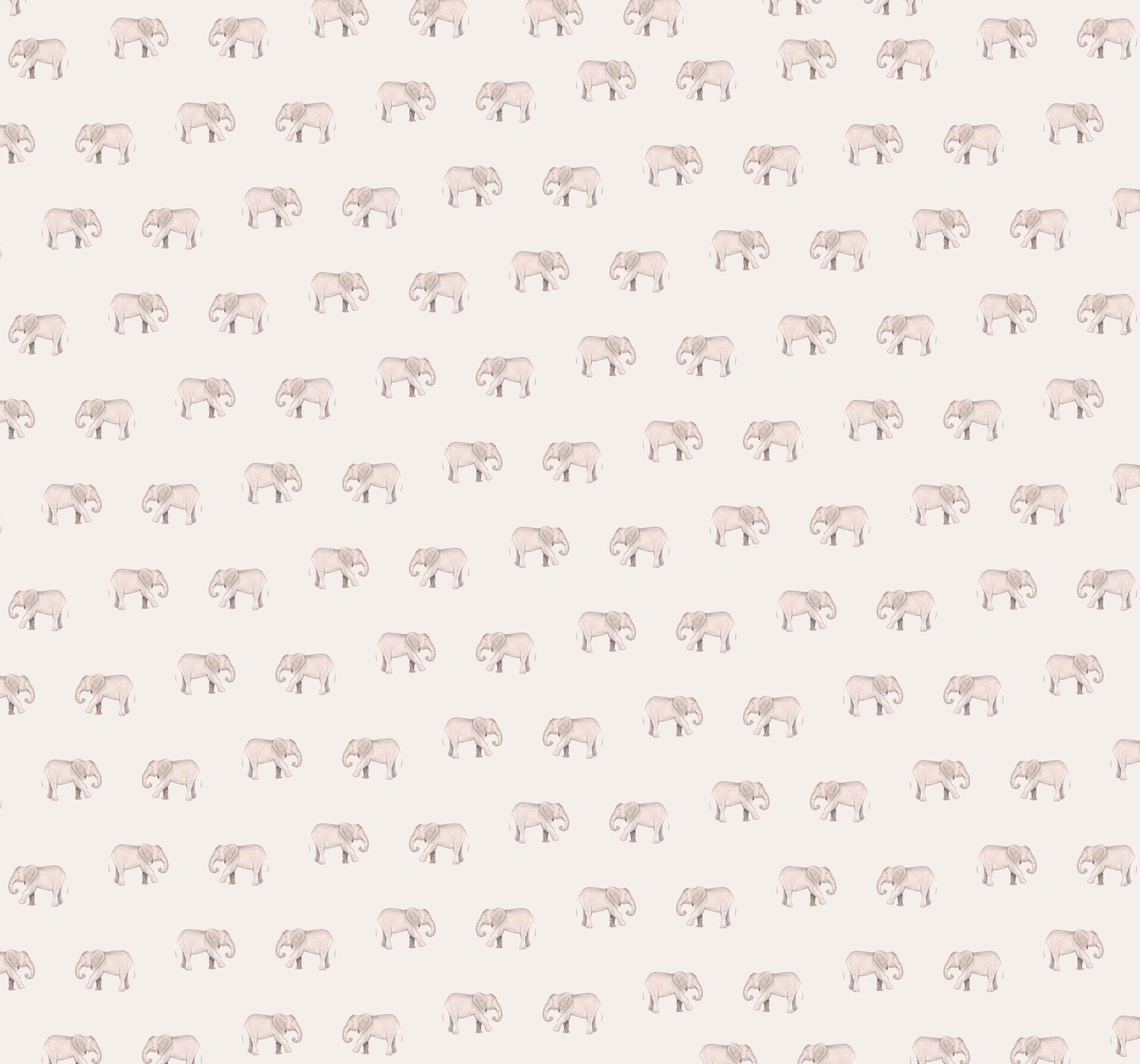 Creative Lab Amsterdam Safari Elephant Wallpaper Mural-Beaumonde