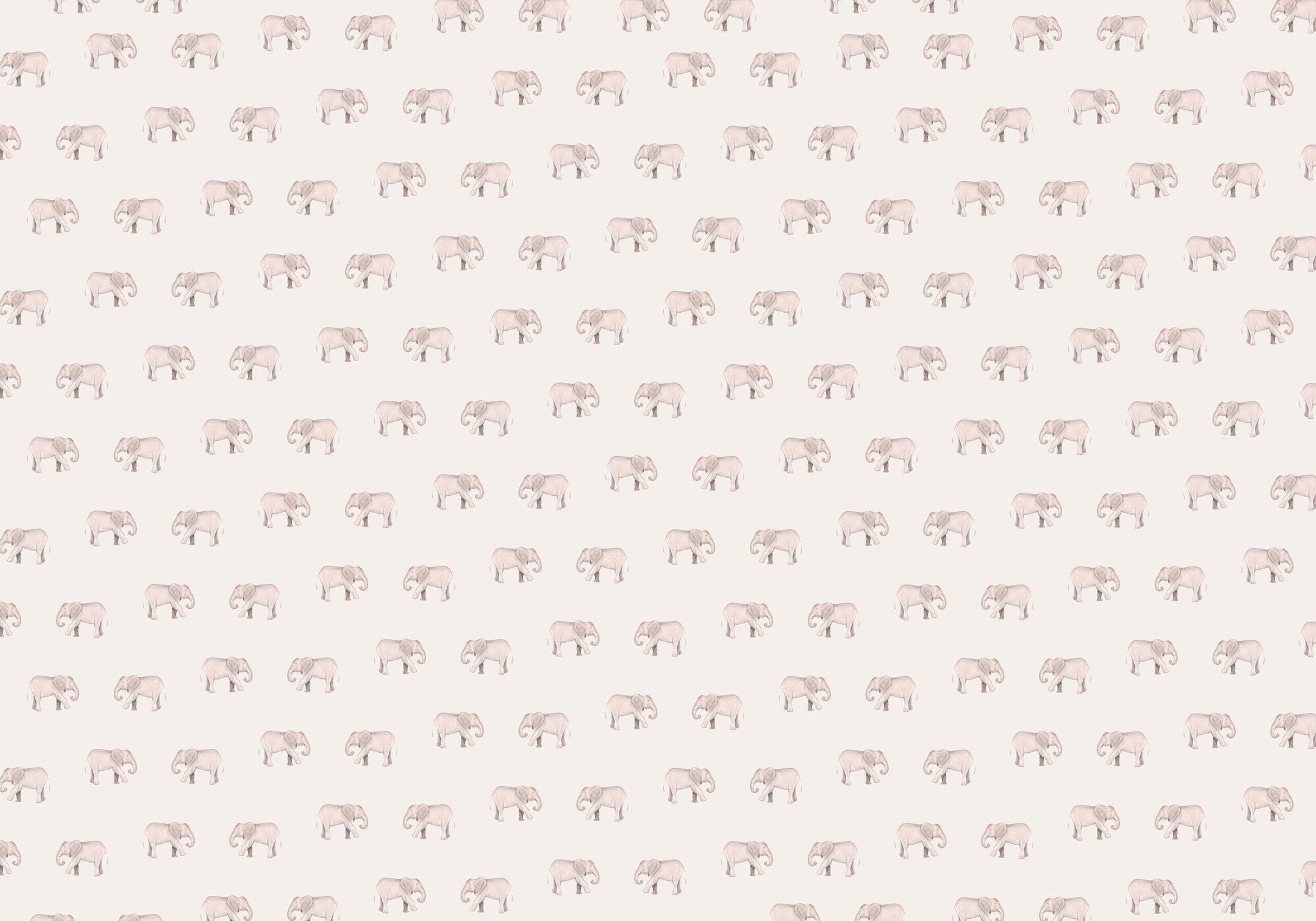 Creative Lab Amsterdam Safari Elephant Wallpaper Mural-Beaumonde