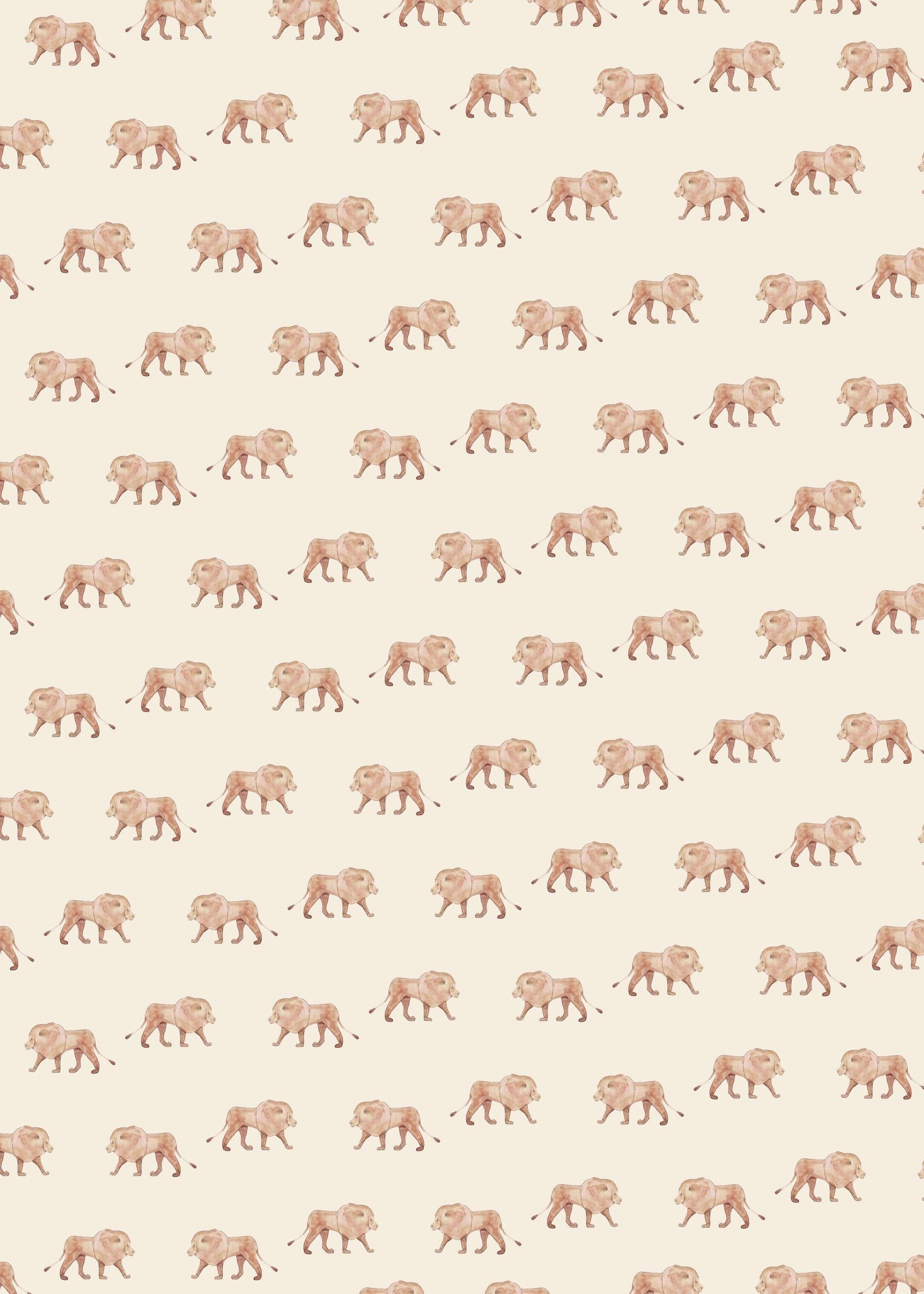 Creative Lab Amsterdam Safari King Wallpaper Mural-Beaumonde