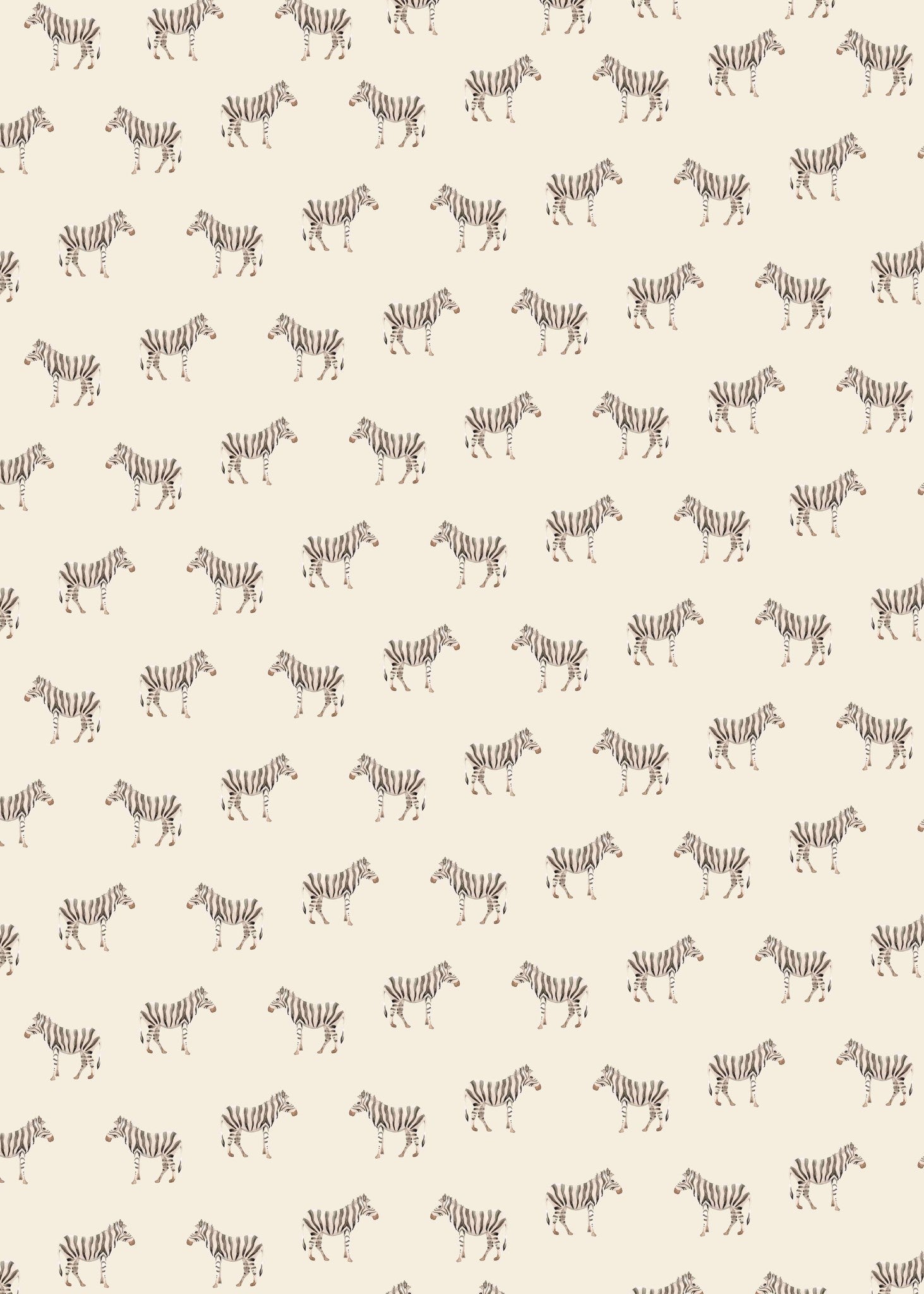 Creative Lab Amsterdam Safari Zebra Wallpaper Mural-Beaumonde