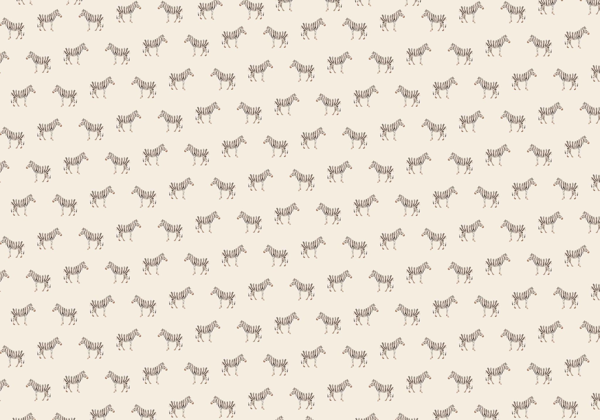 Creative Lab Amsterdam Safari Zebra Wallpaper Mural-Beaumonde