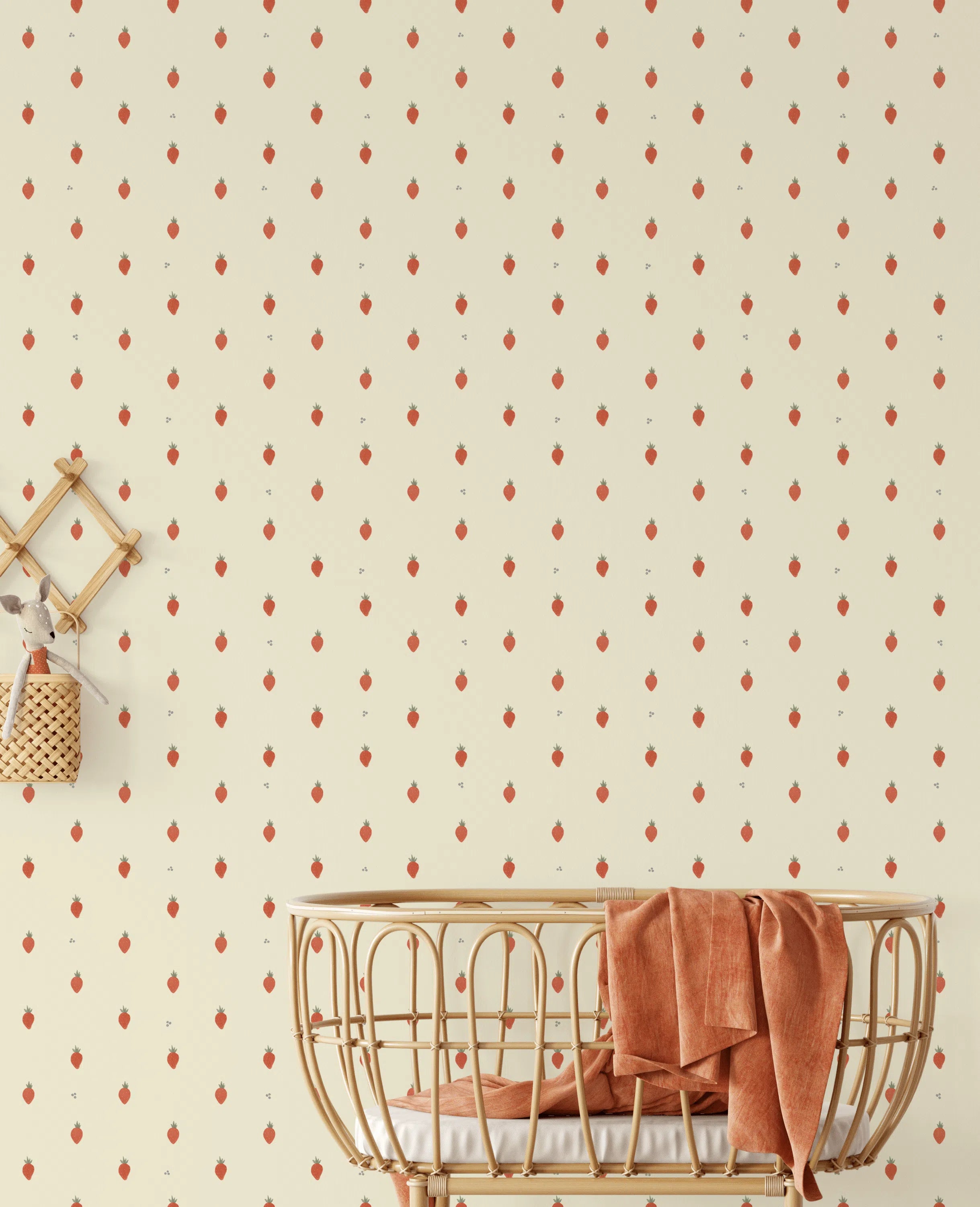 Creative Lab Amsterdam Strawberry Hill Repetitive Wallpaper-Beaumonde