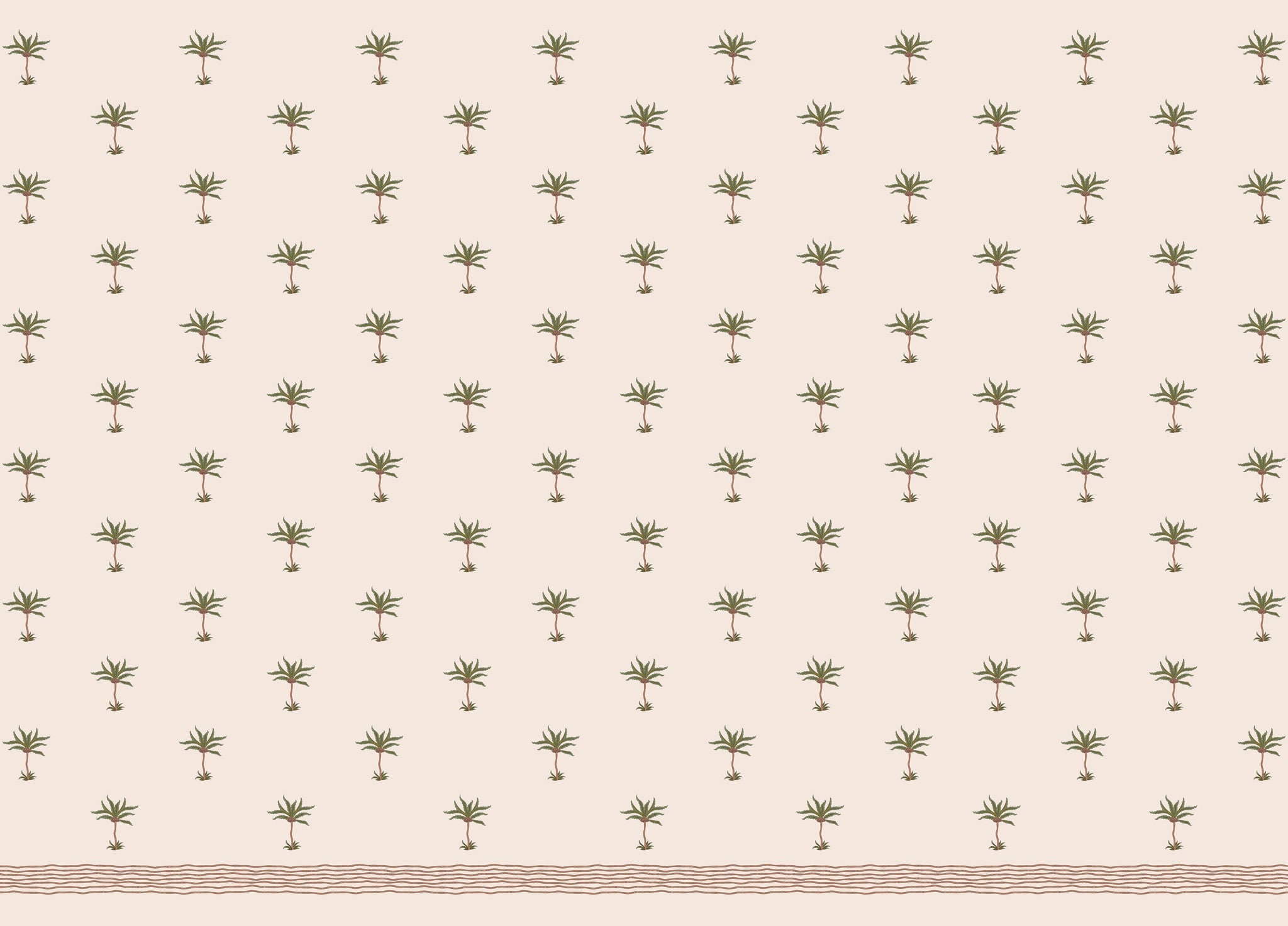 Creative Lab Amsterdam Subtle Palms Wallpaper Mural-Beaumonde