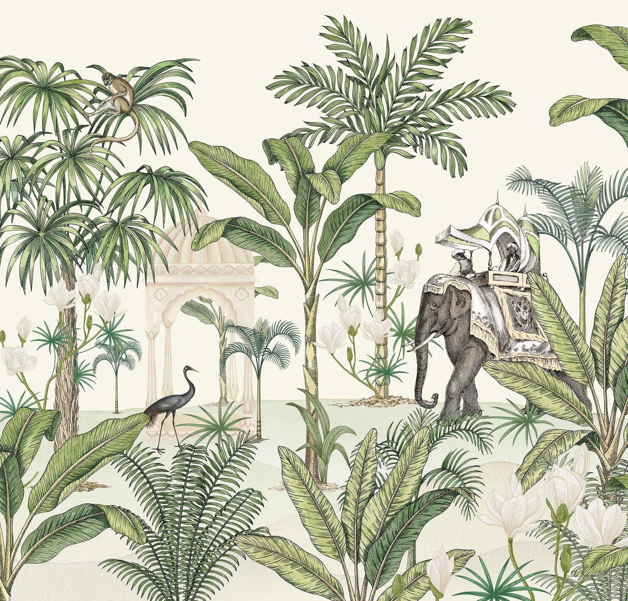 Creative Lab Amsterdam Sunday Walk Wallpaper Mural-Beaumonde